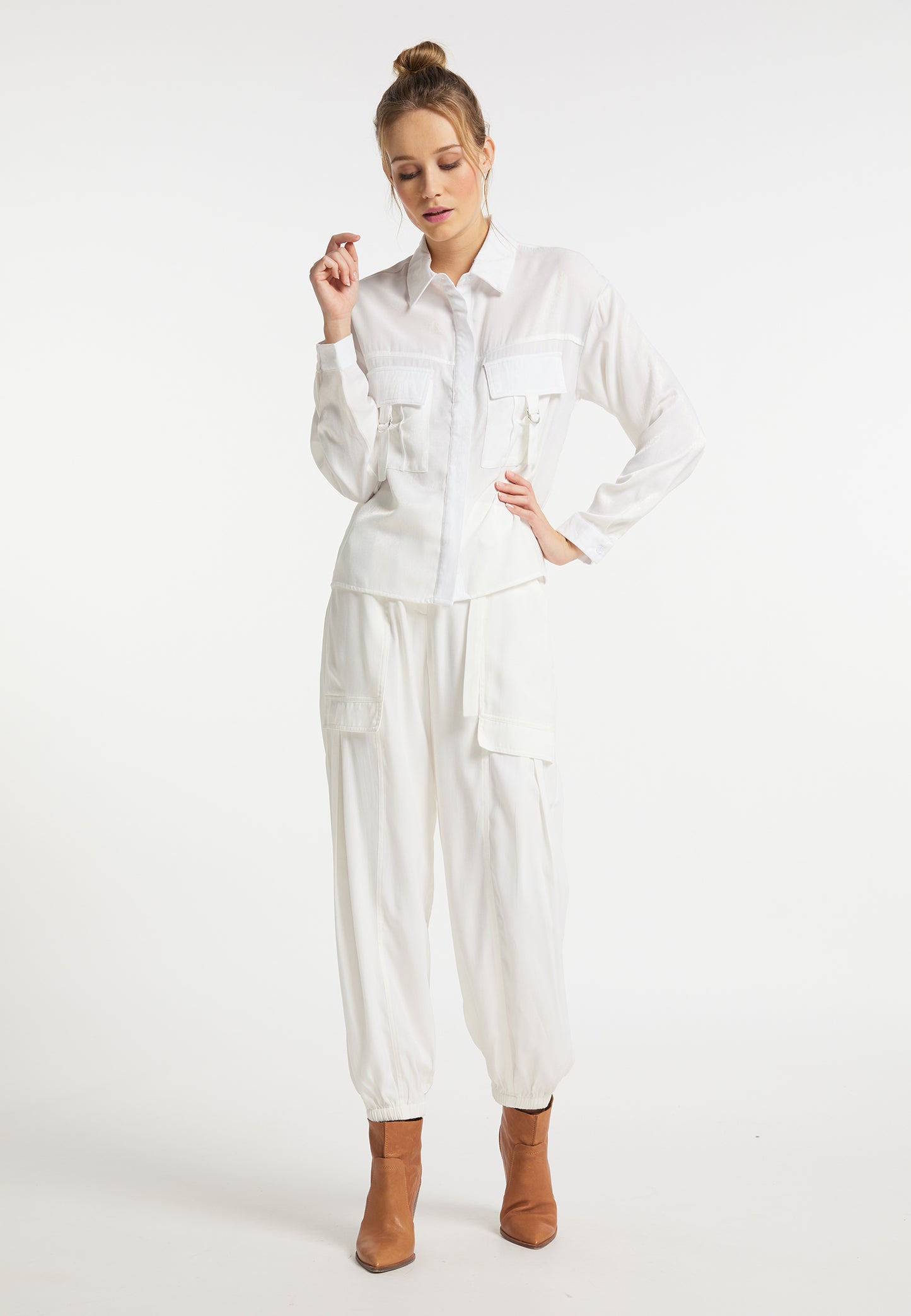 DreiMaster Vintage women's fabric trousers