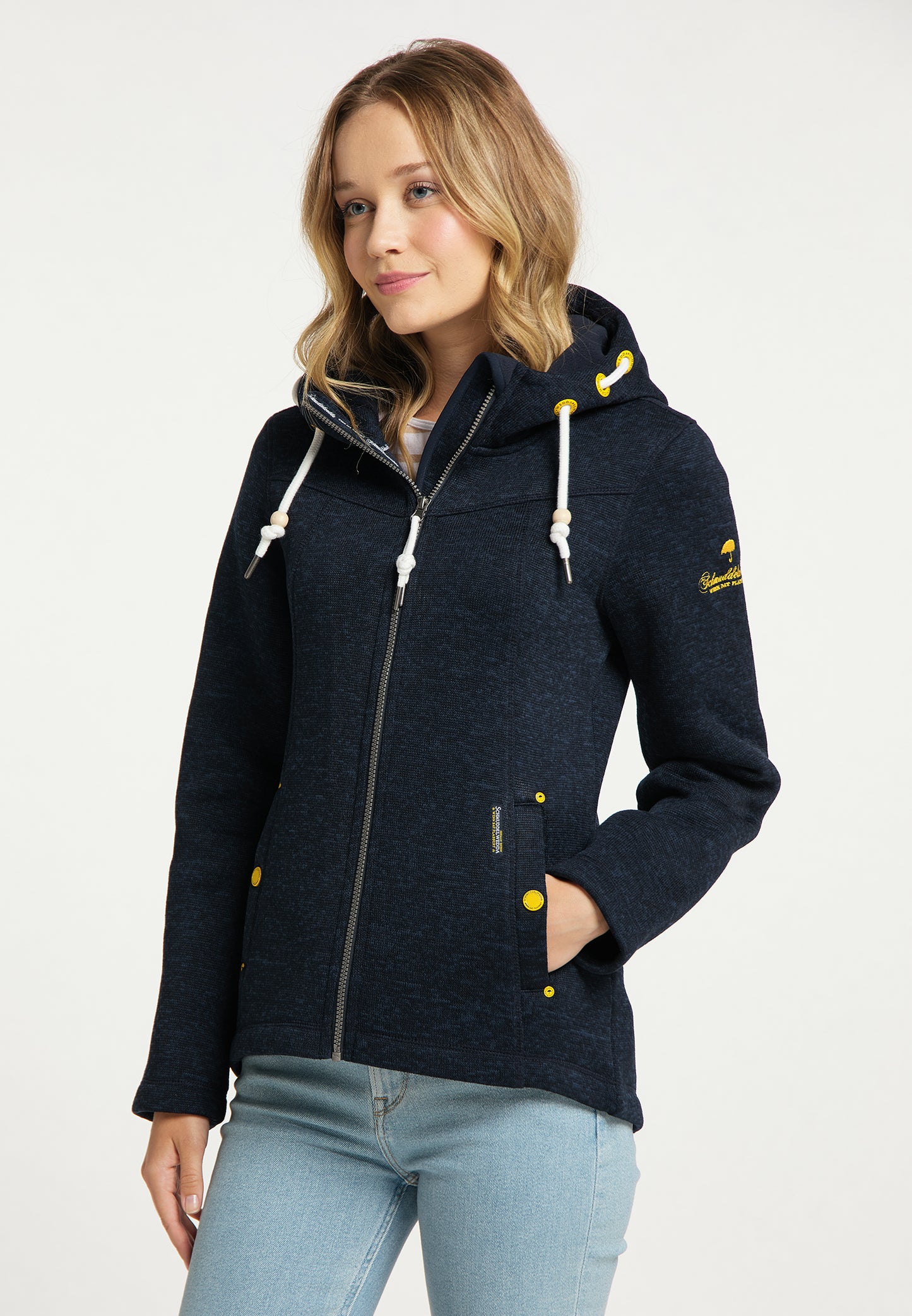 Schmuddelwedda women's knitted fleece jacket
