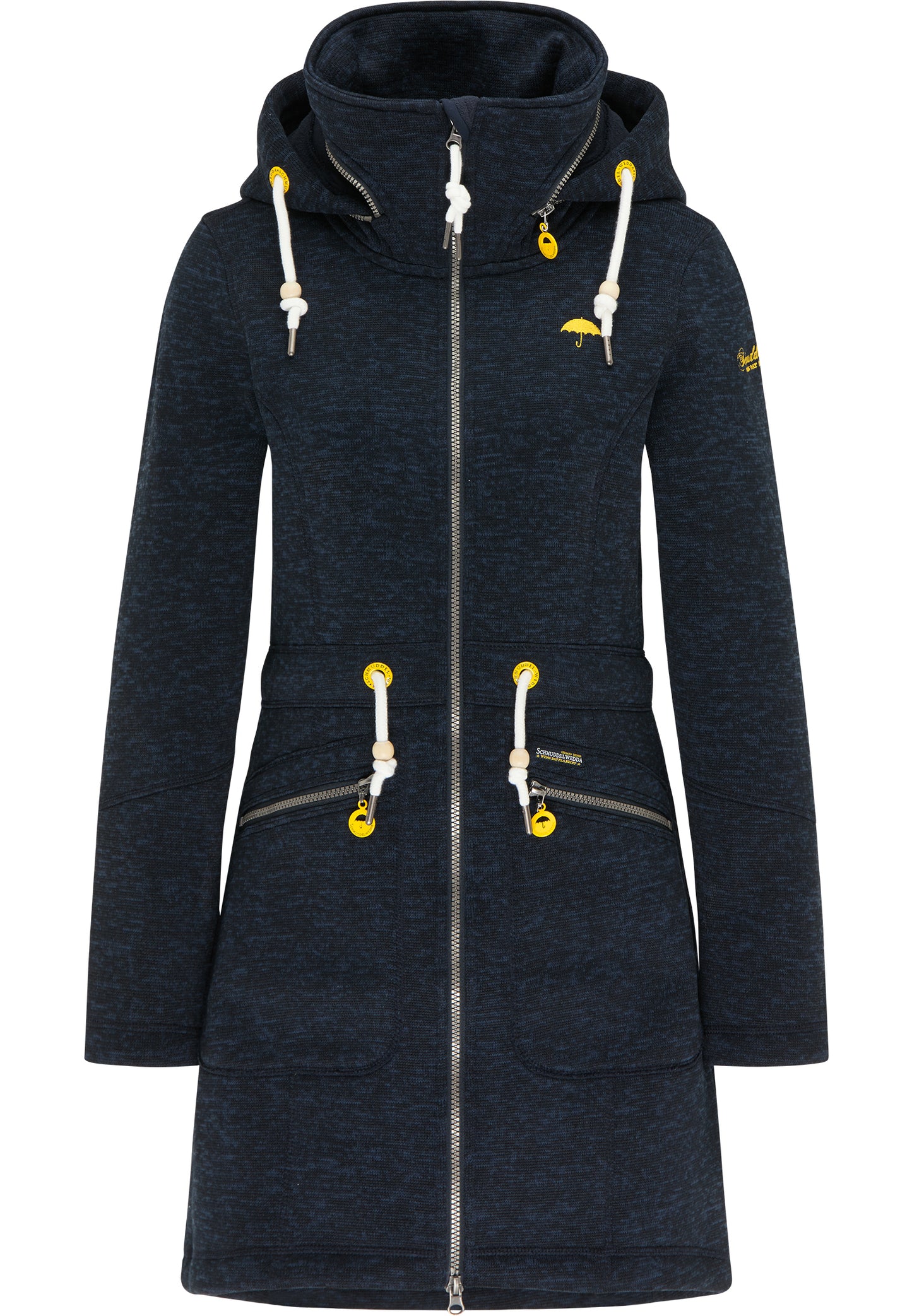Schmuddelwedda women's knit fleece coat