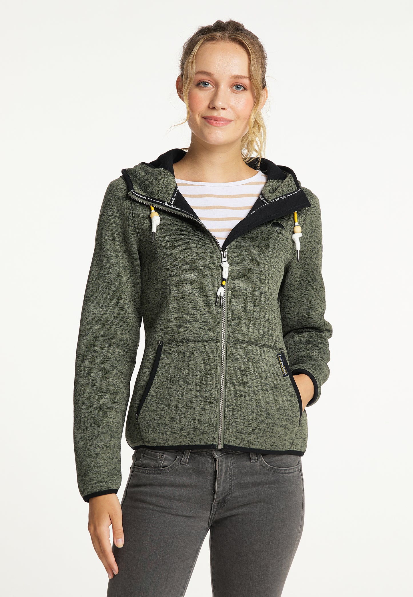 Schmuddelwedda women's knitted fleece jacket