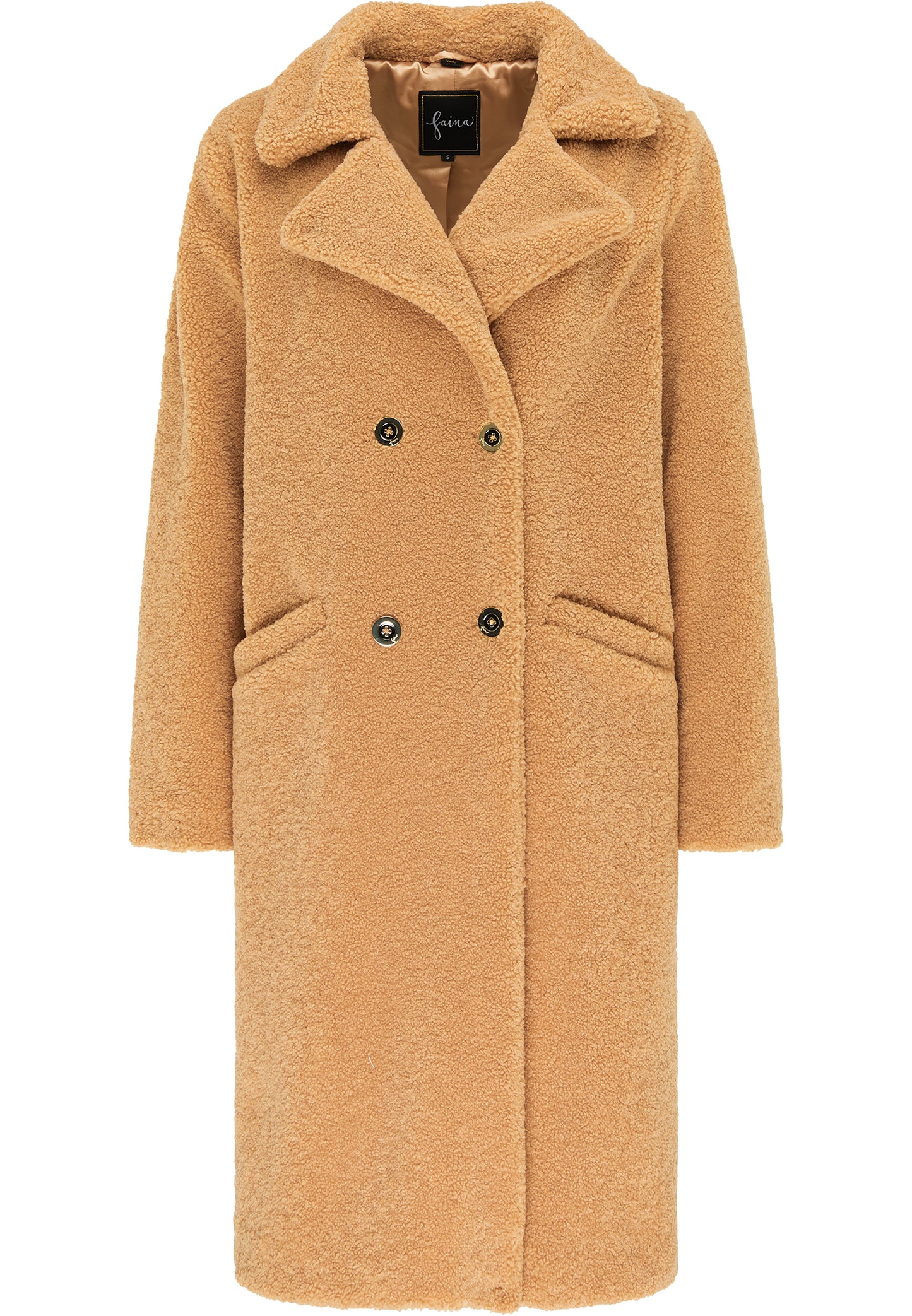 faina women's faux searling coat