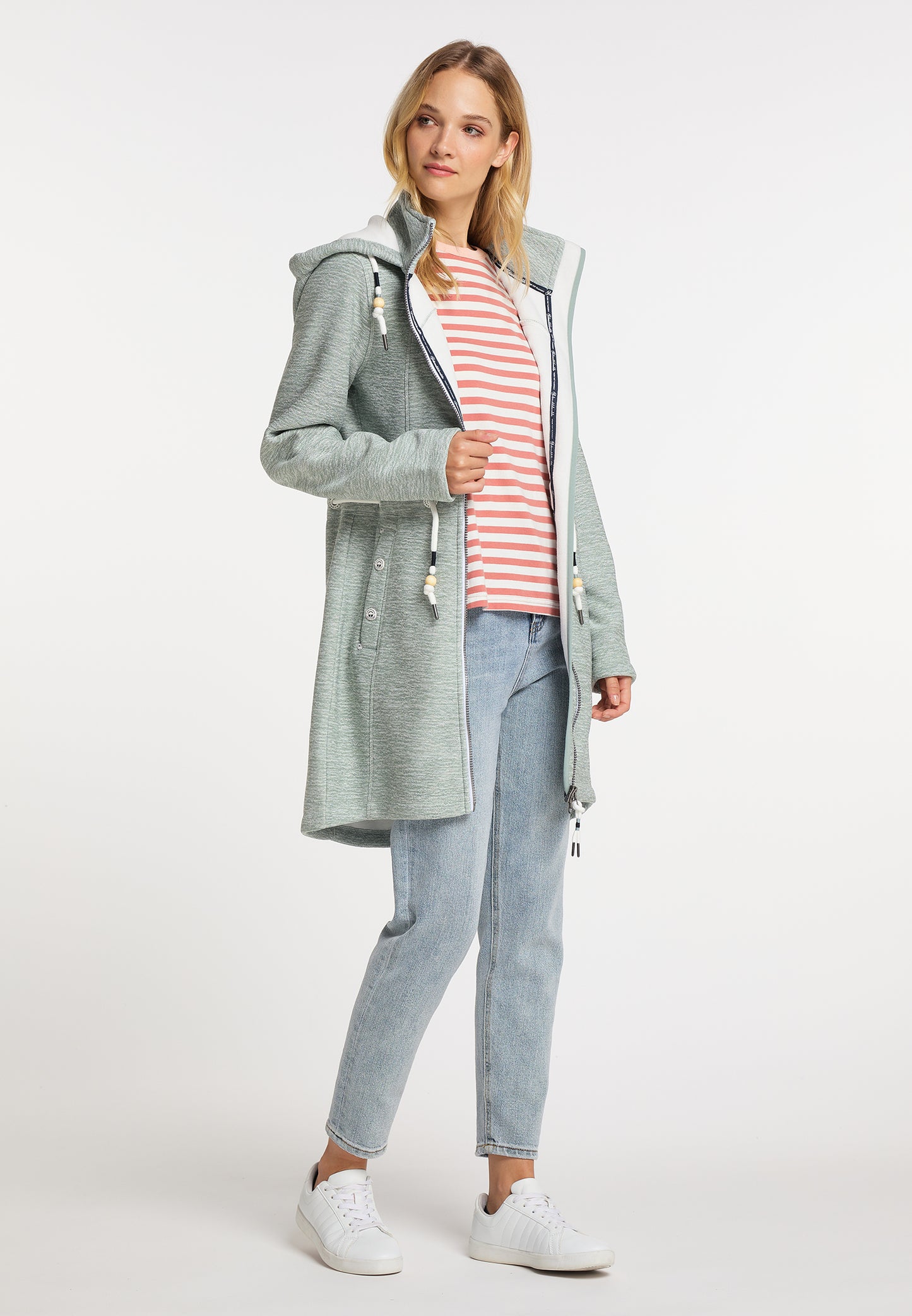 Schmuddelwedda women's knit fleece coat
