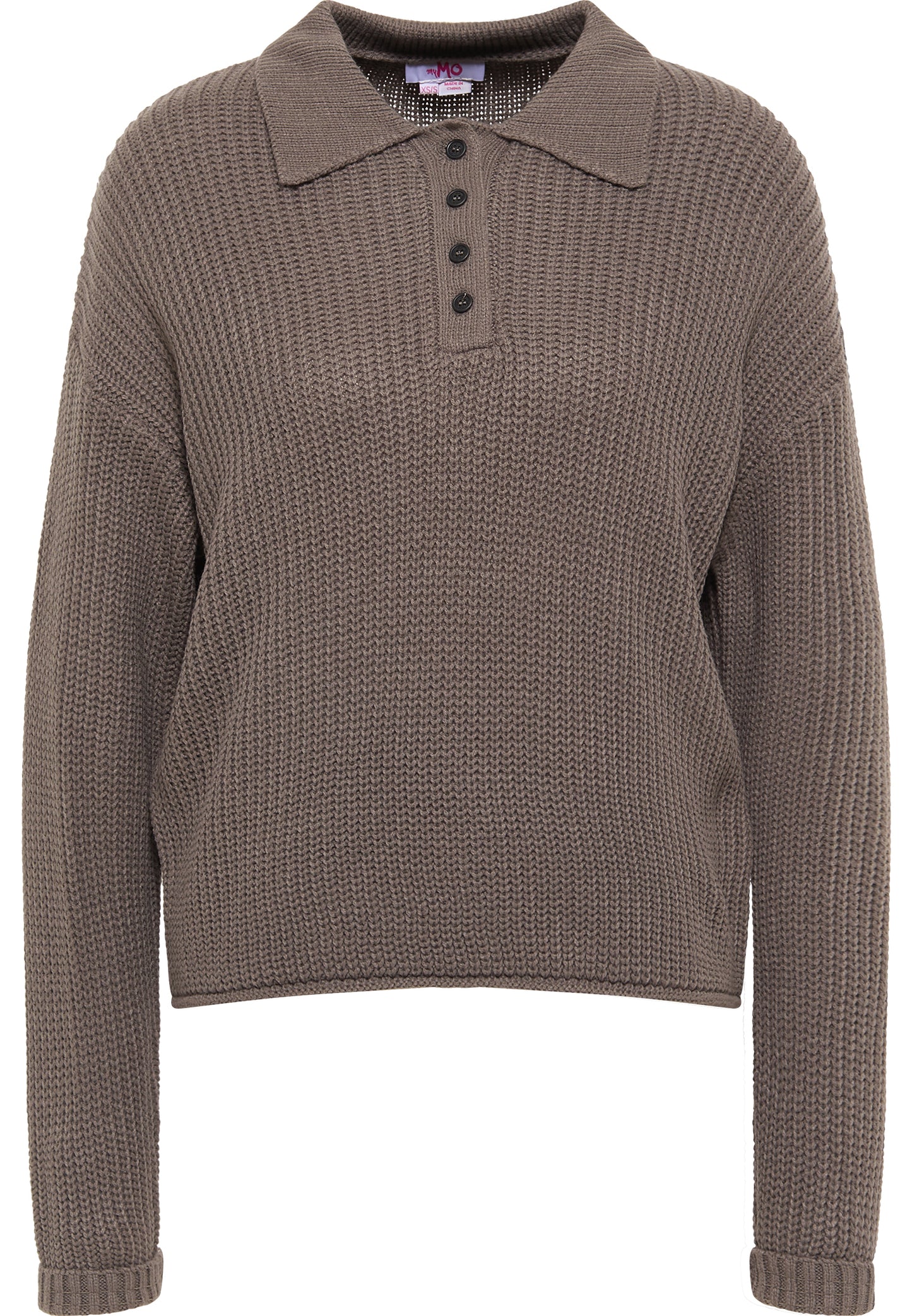 myMo women's knitted polo shirt