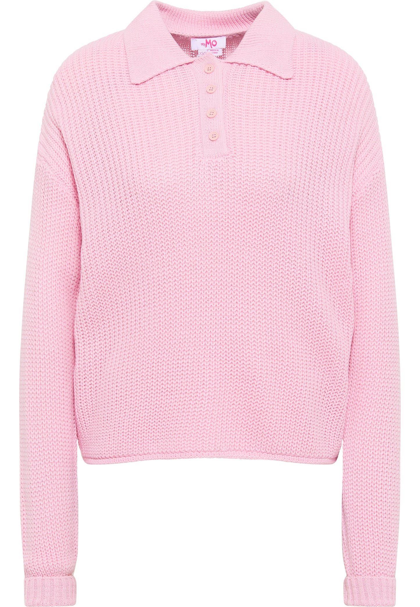myMo women's knitted polo shirt