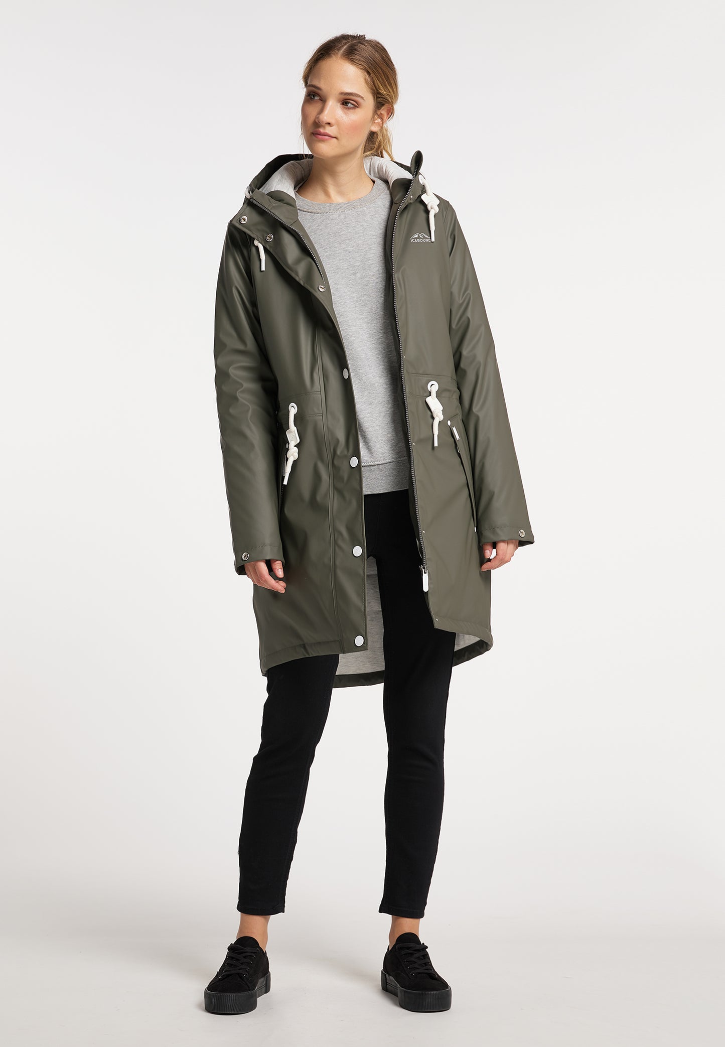 ICEBOUND women's padded rain coat