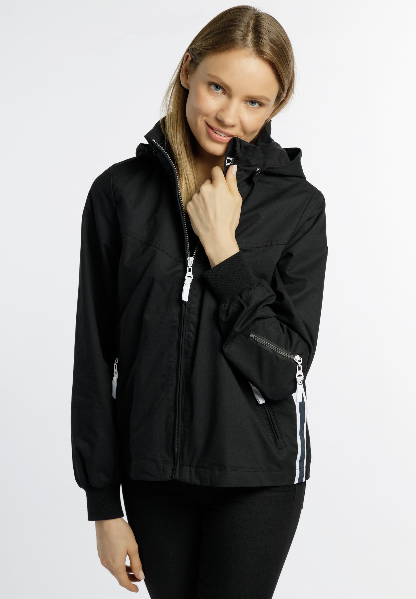 DreiMaster Maritim women's transition jacket made of cotton