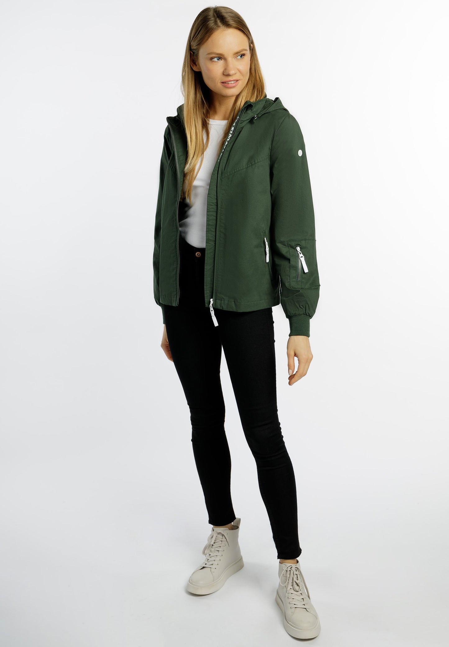 DreiMaster Maritim women's transition jacket made of cotton