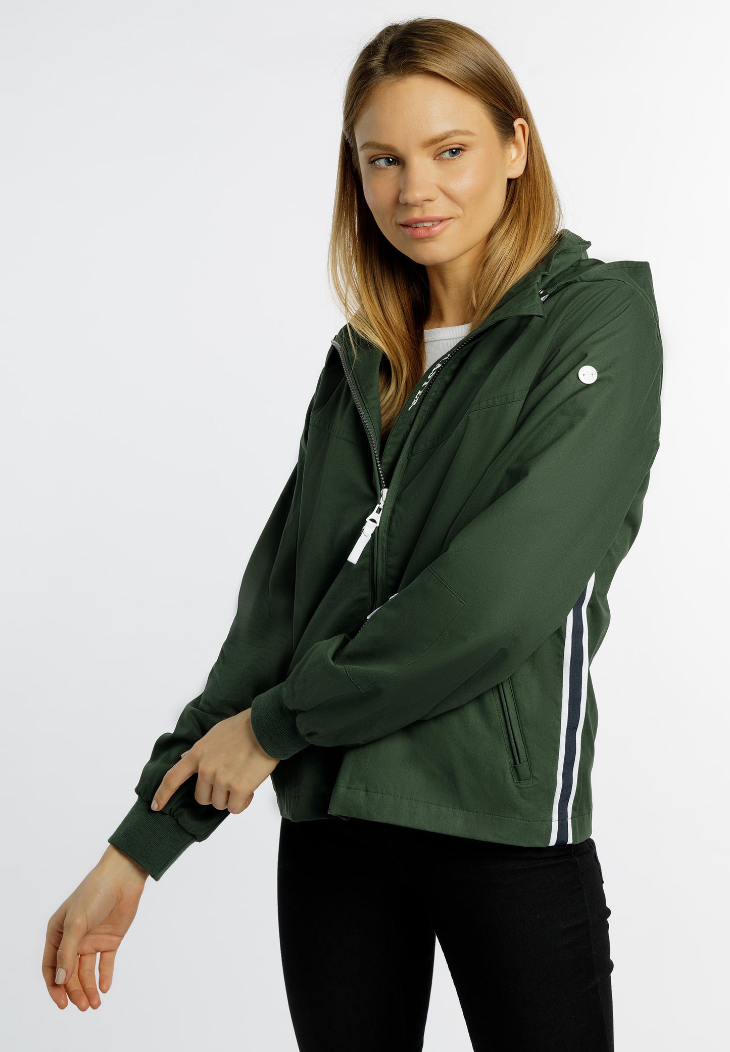 DreiMaster Maritim women's transition jacket made of cotton