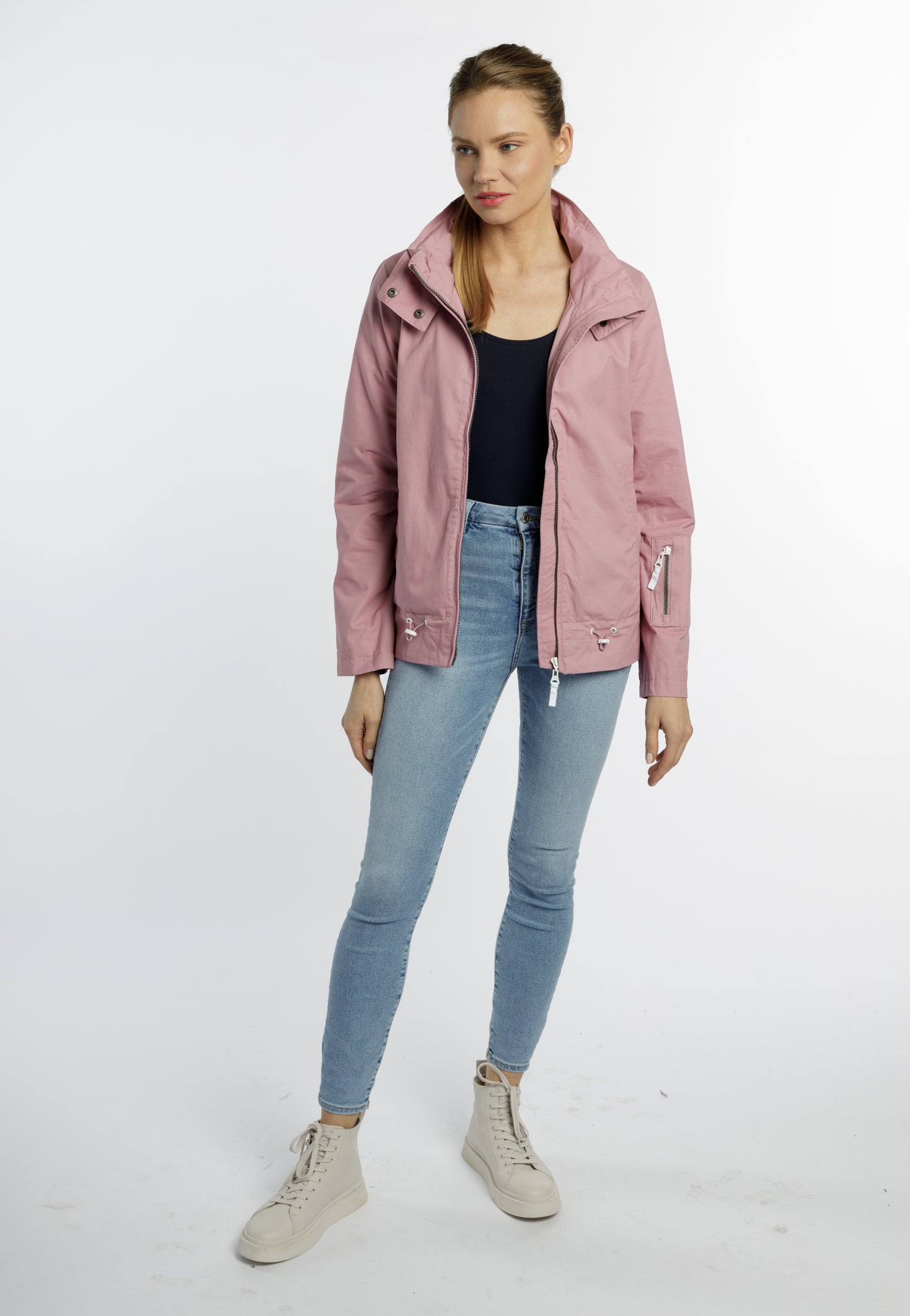 DreiMaster Maritim women's transition jacket made of cotton