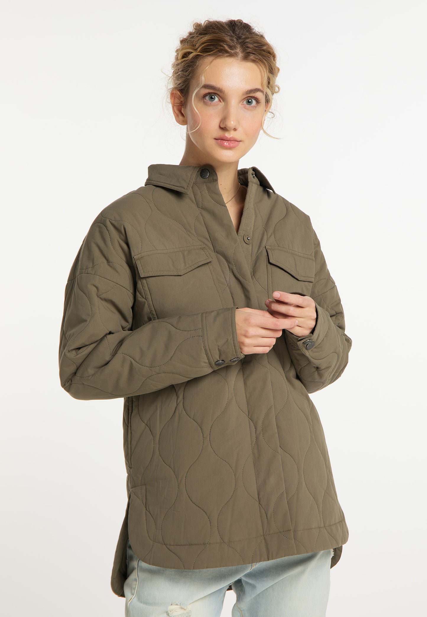 DreiMaster Vintage women's cotton overshirt