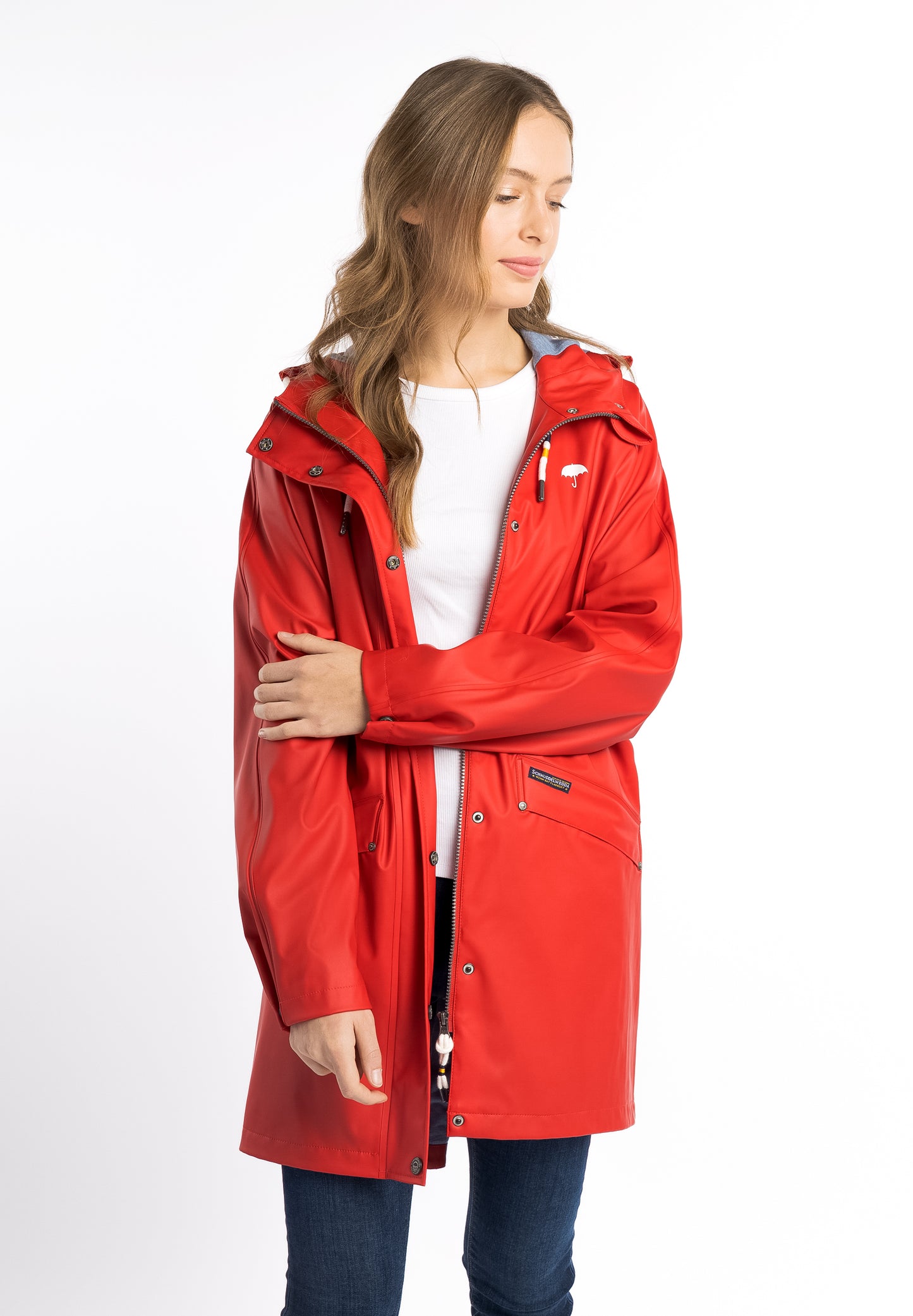 Schmuddelwedda women's oversized rain coat