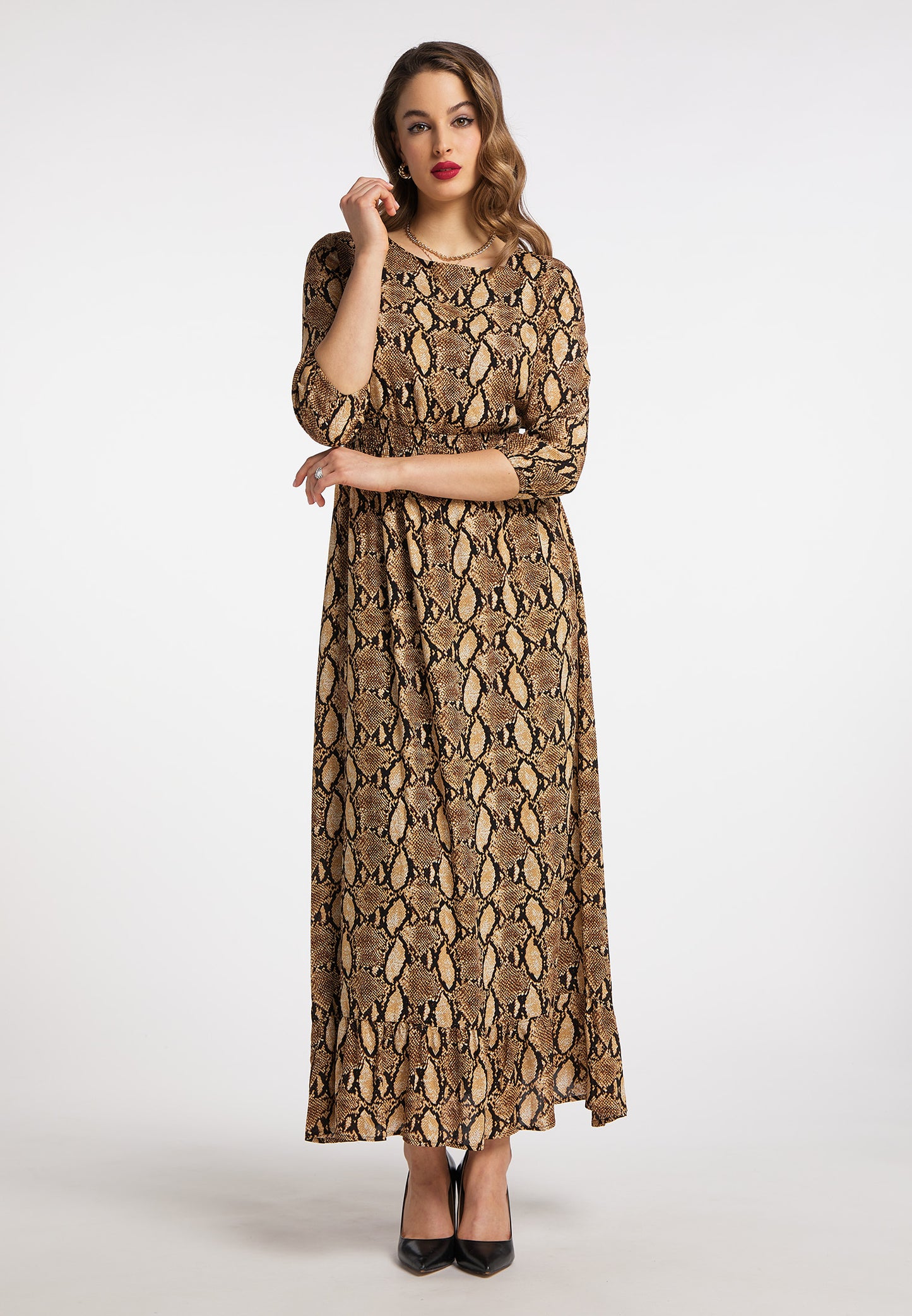 faina damska sukienka maxi