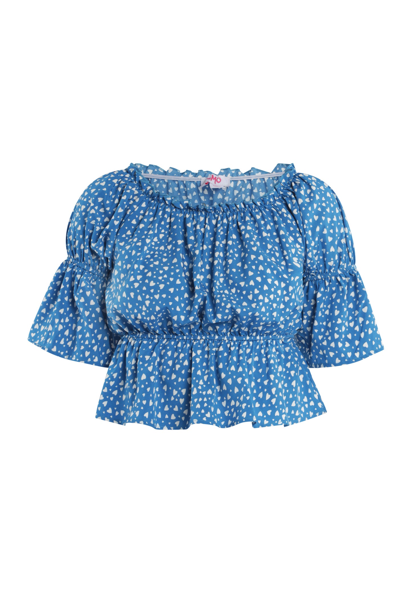 myMo women's blouse with heart print