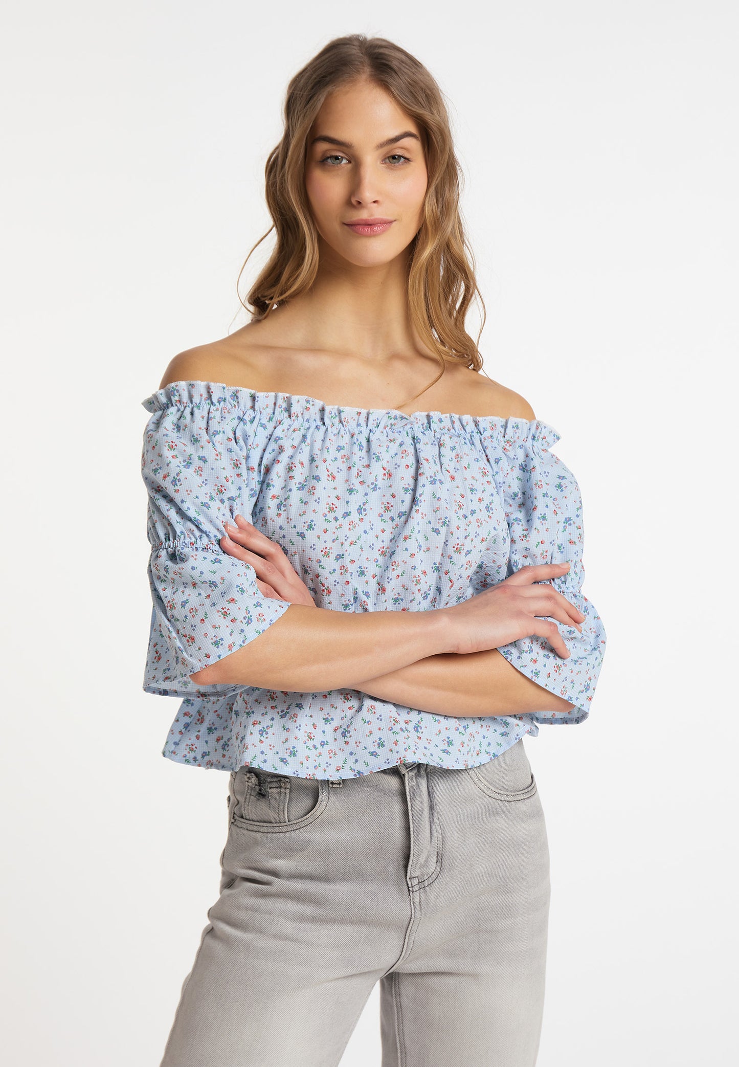 myMo women's blouse with vichy pattern