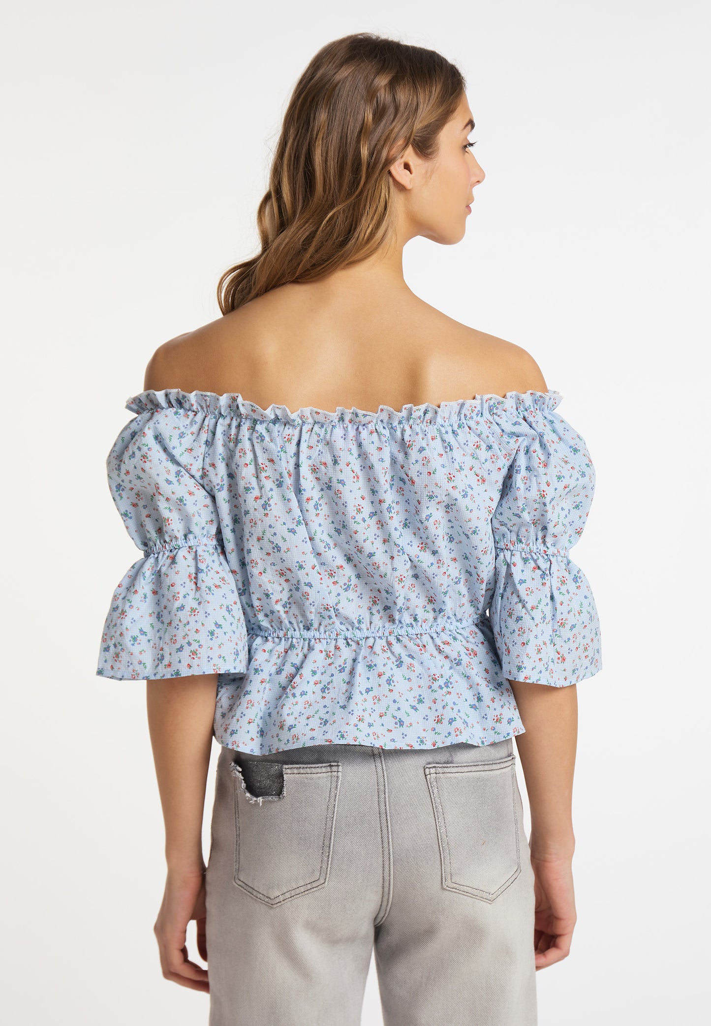 myMo women's blouse with vichy pattern