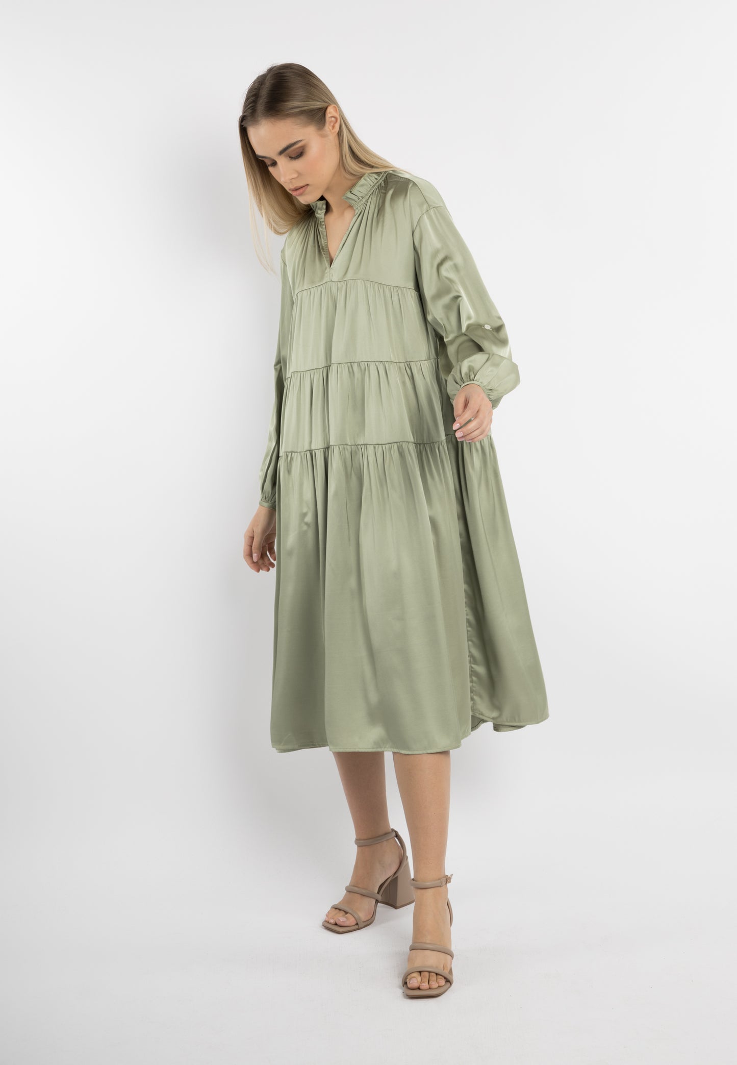 DreiMaster Klassik women's wide midi dress