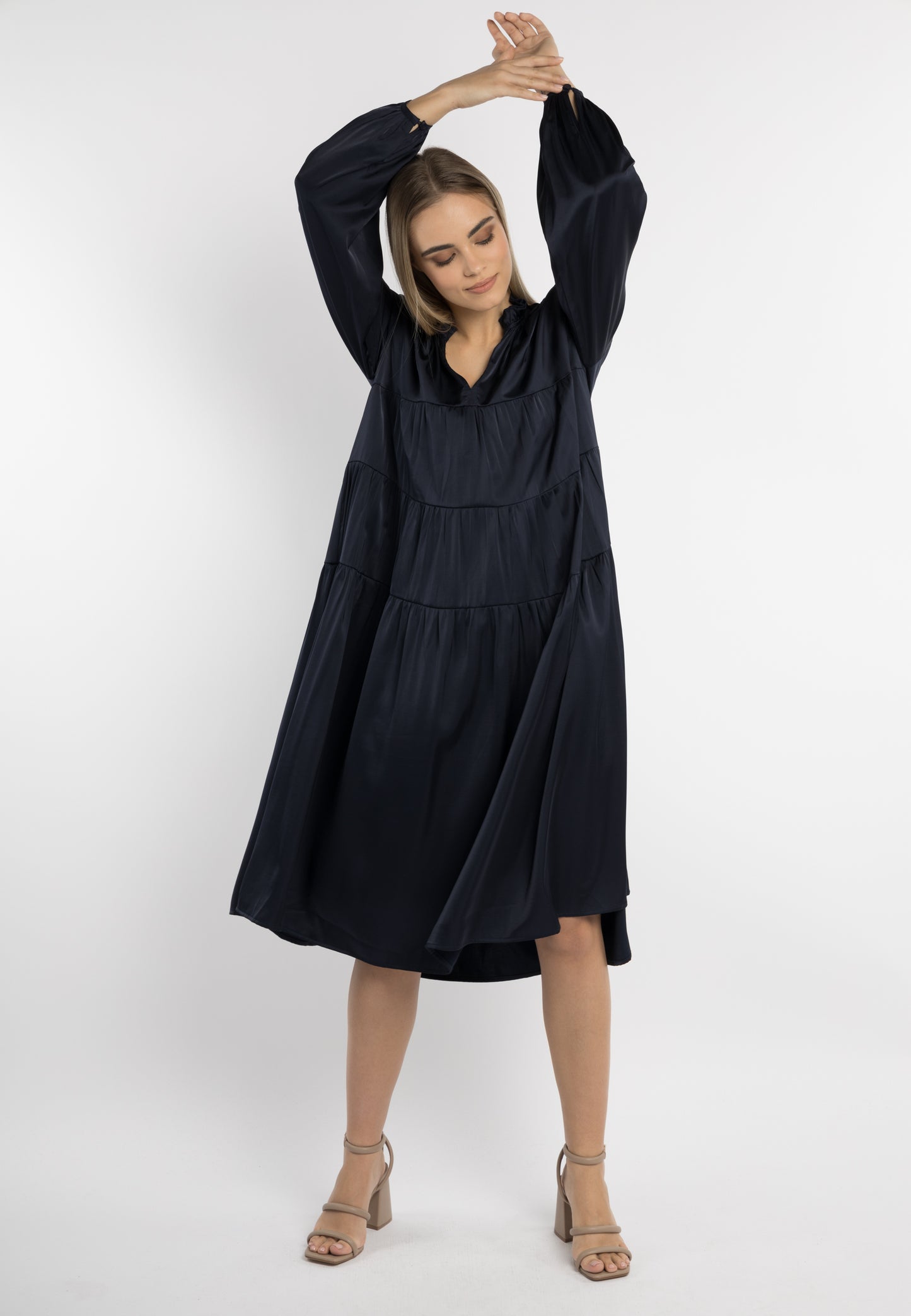 DreiMaster Klassik women's wide midi dress