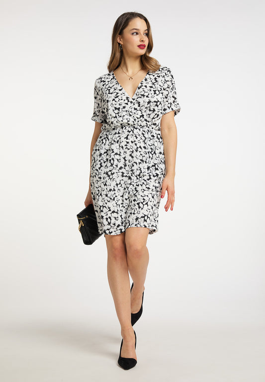 faina women's floral pattern dress