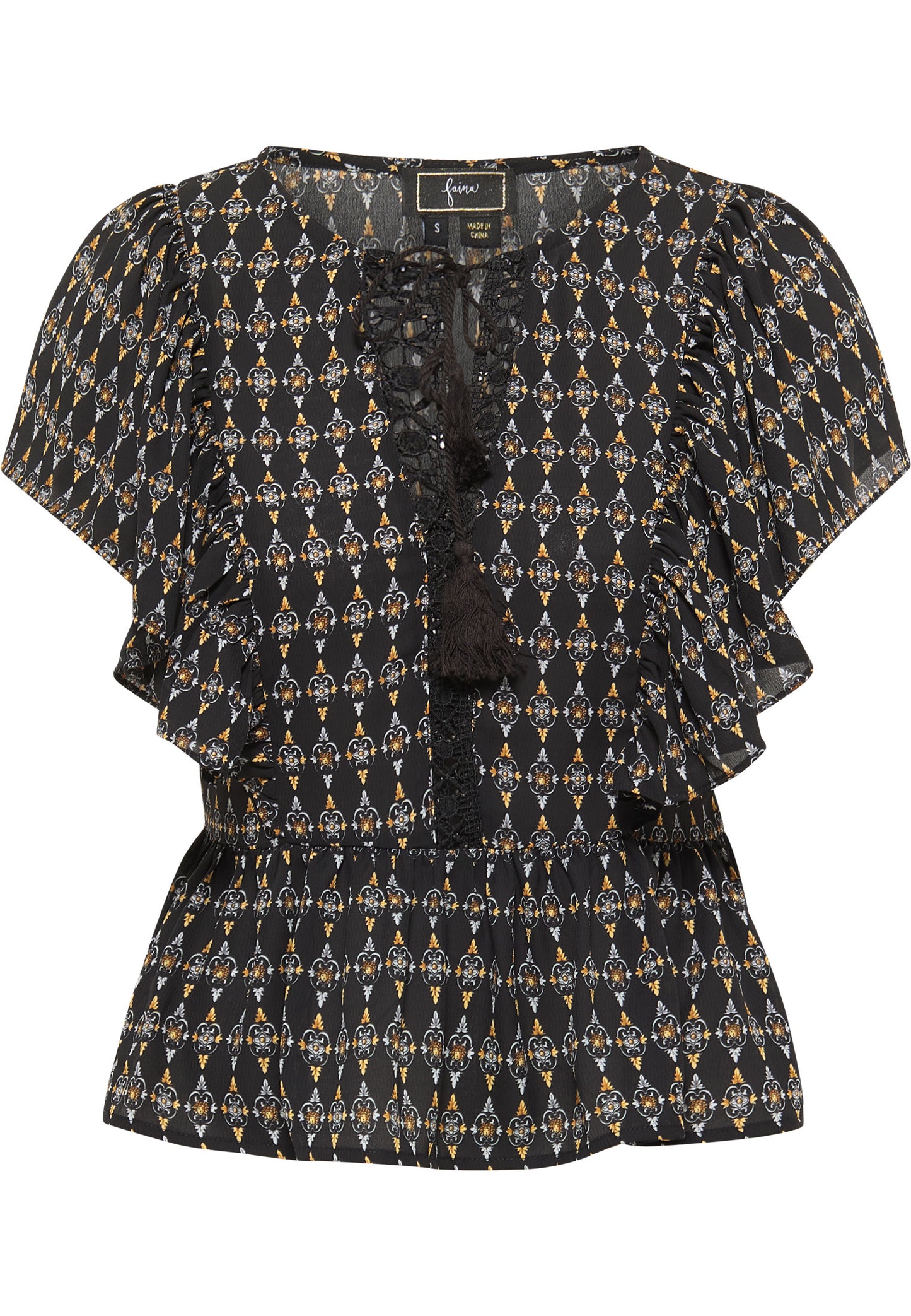 faina women's tunic short sleeves