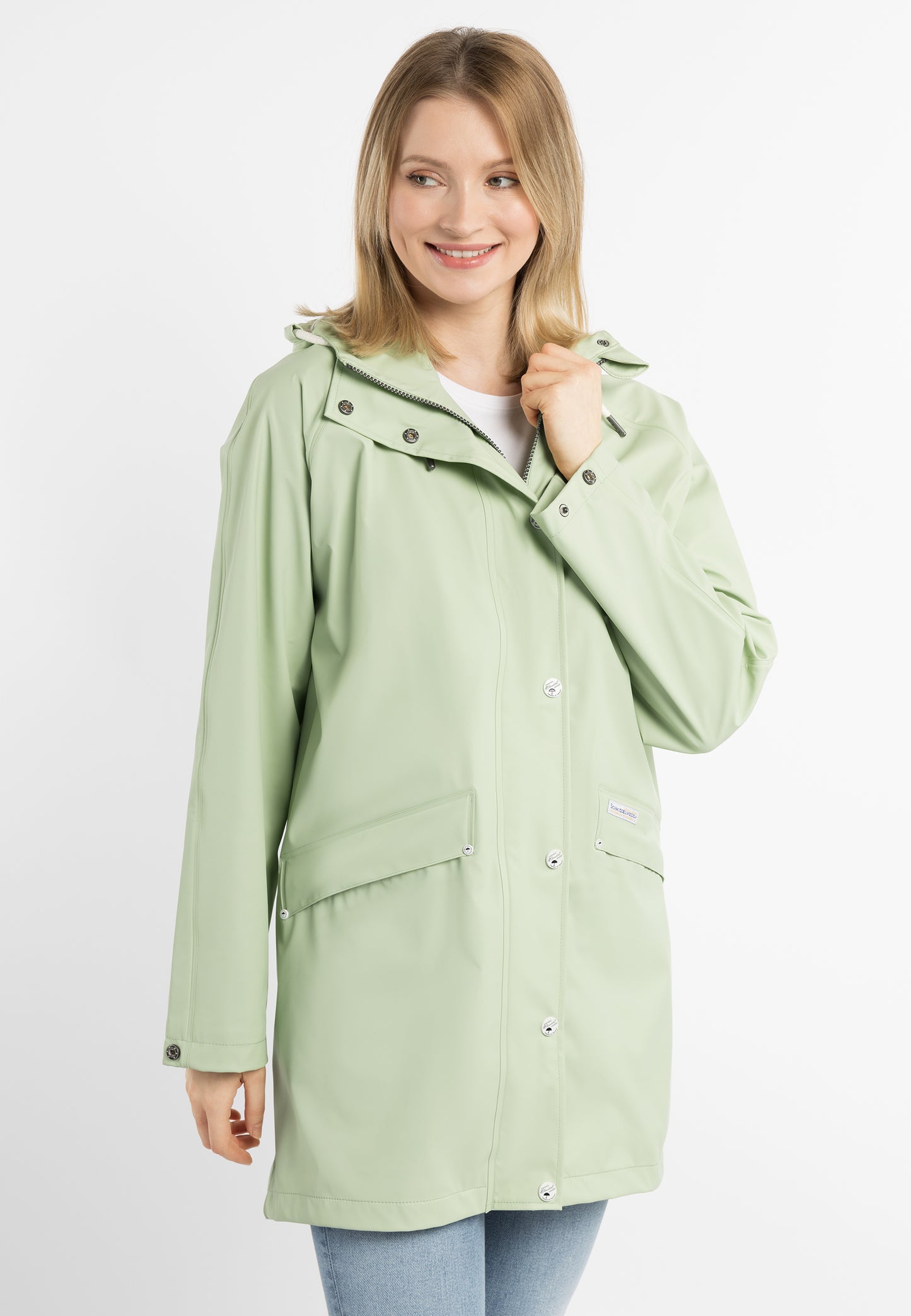 Schmuddelwedda women's oversized rain coat