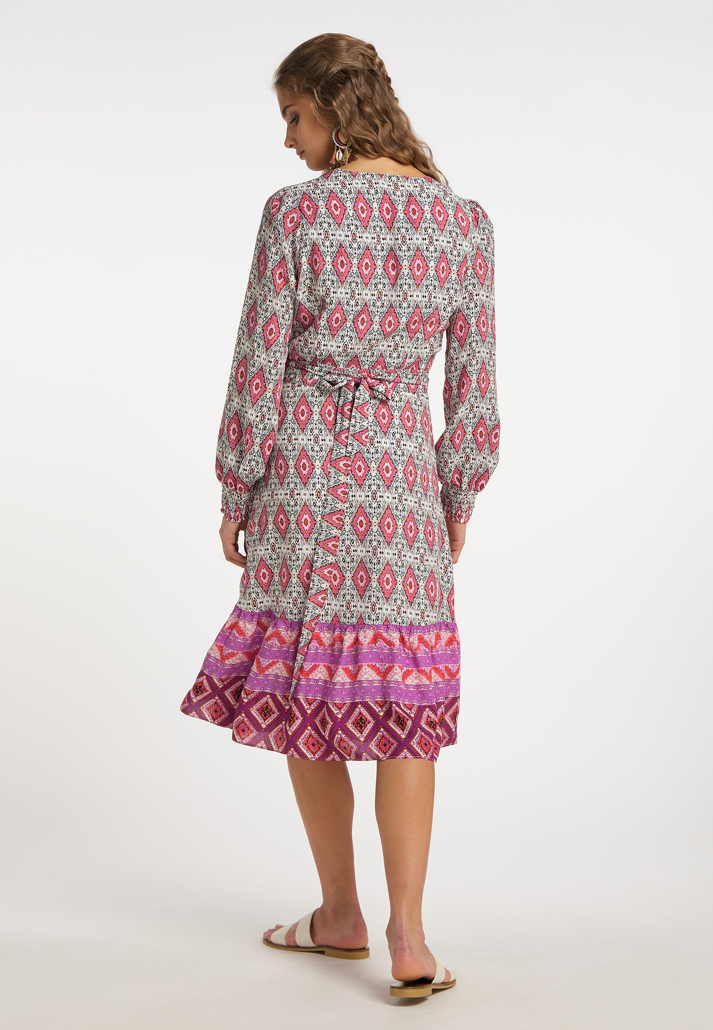 IZIA women's wrap dress