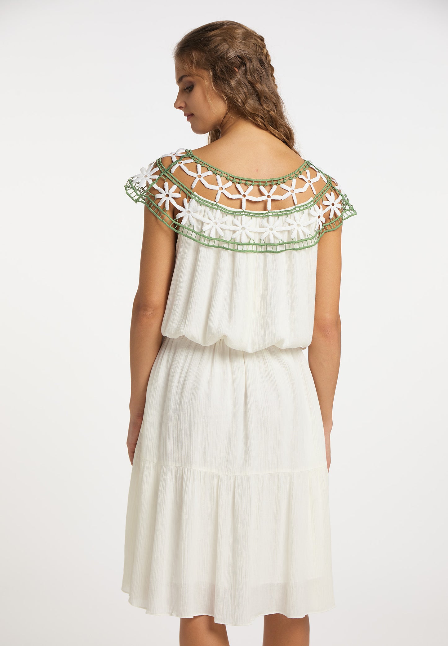 IZIA women's floral lace dress