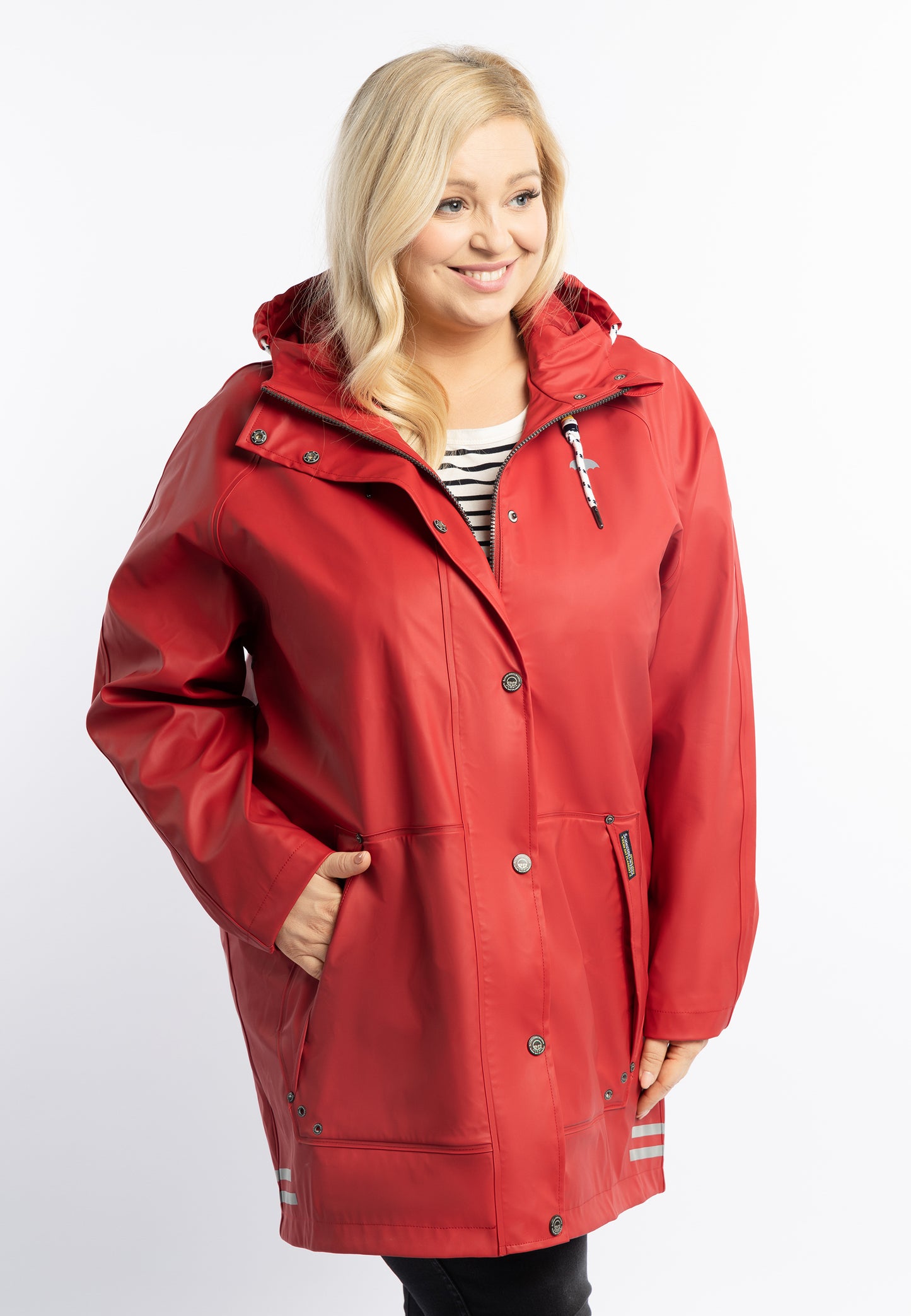 Schmuddelwedda women's oversize rain parka