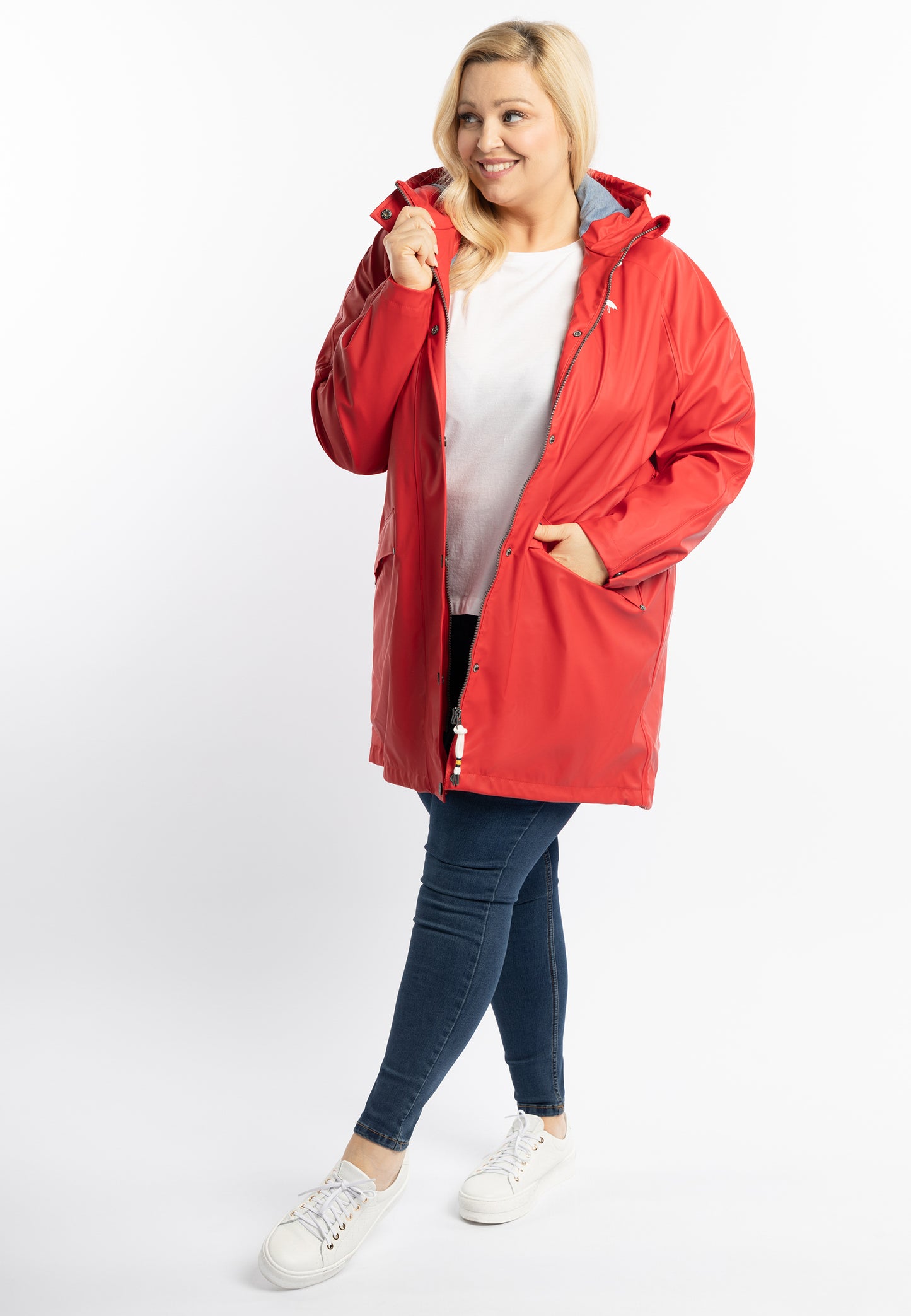 Schmuddelwedda women's oversized rain coat