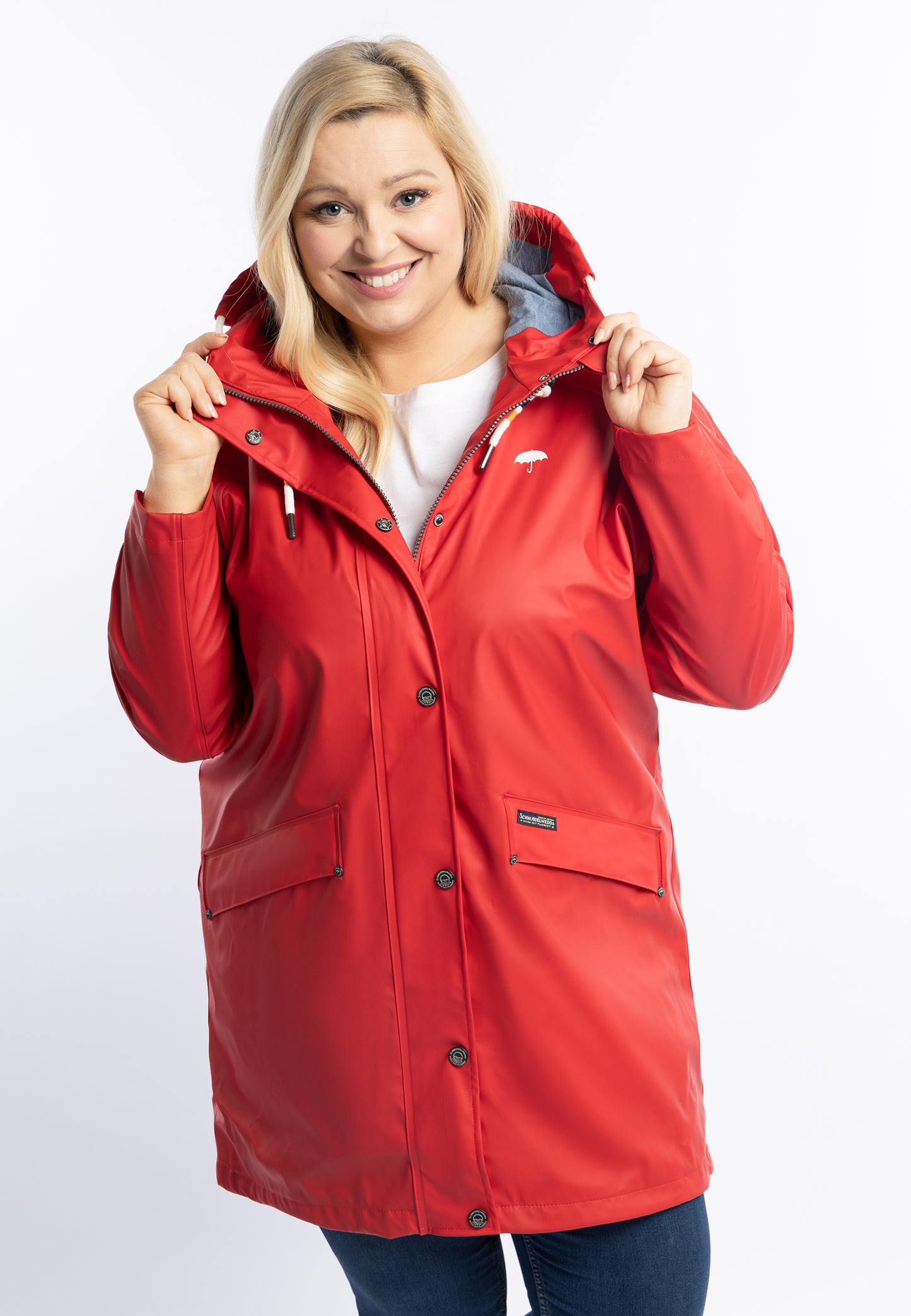 Schmuddelwedda women's oversized rain coat