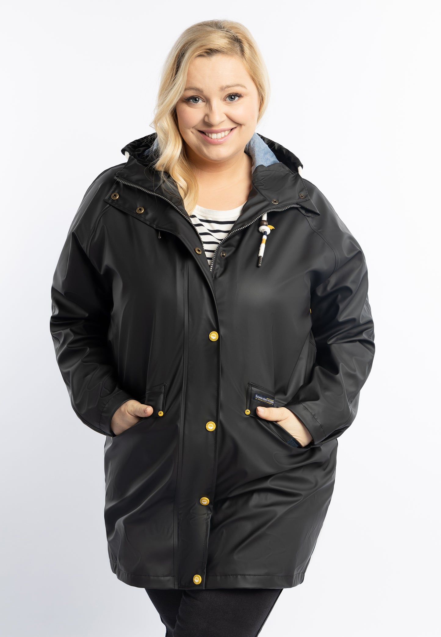 Schmuddelwedda women's oversized rain coat