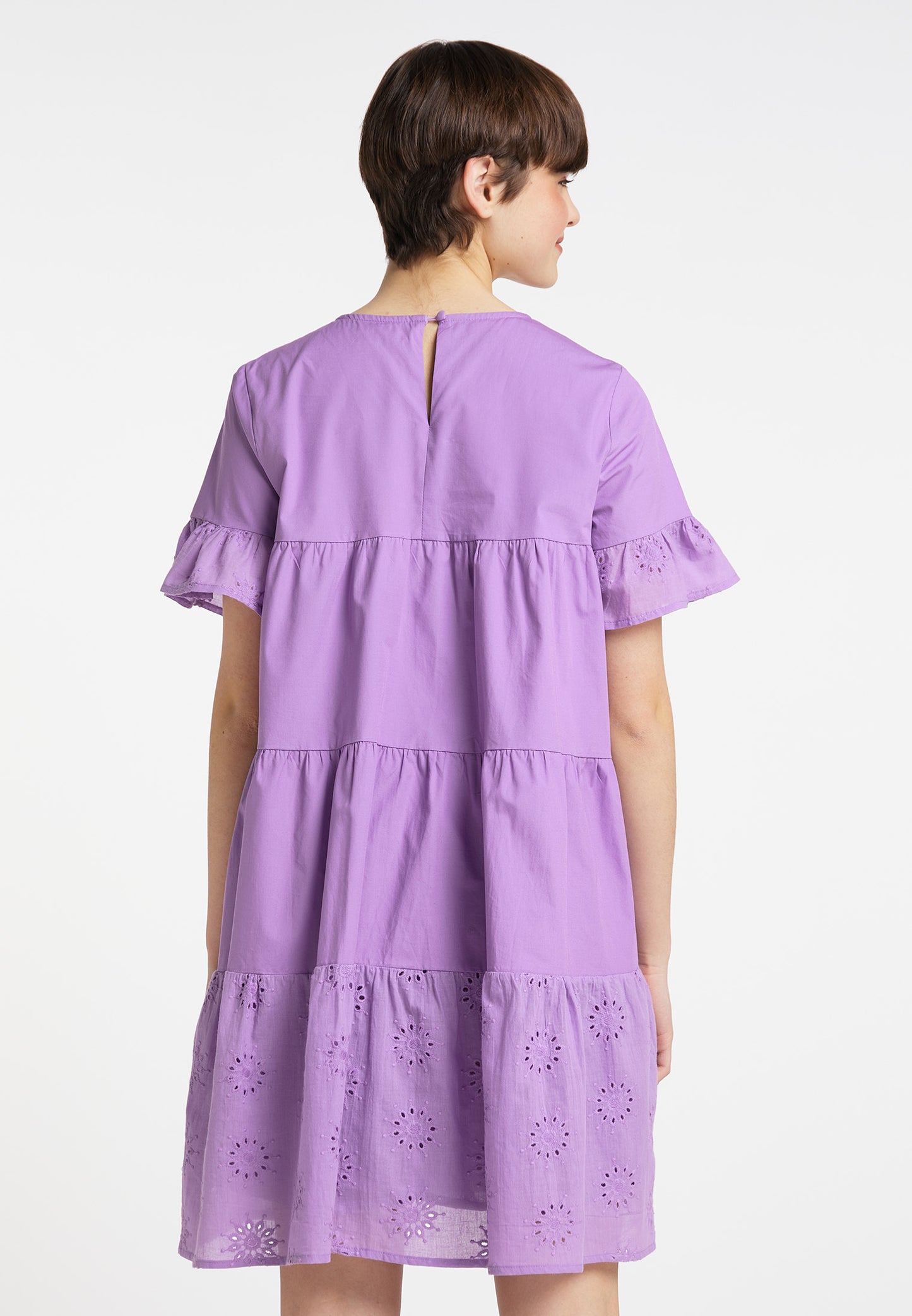 myMo women's dress with lace with eyelets