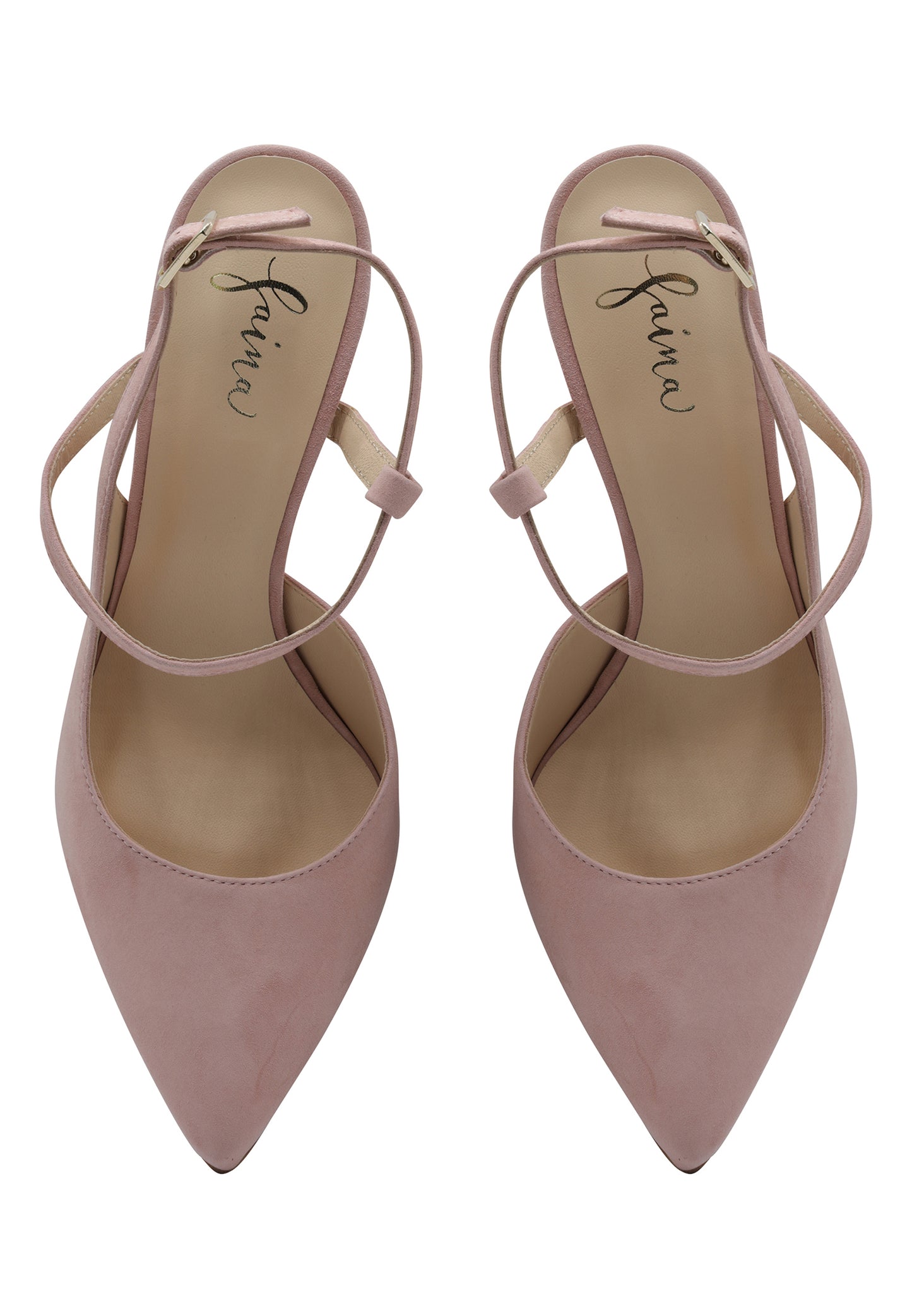 faina women's leather slingback pumps