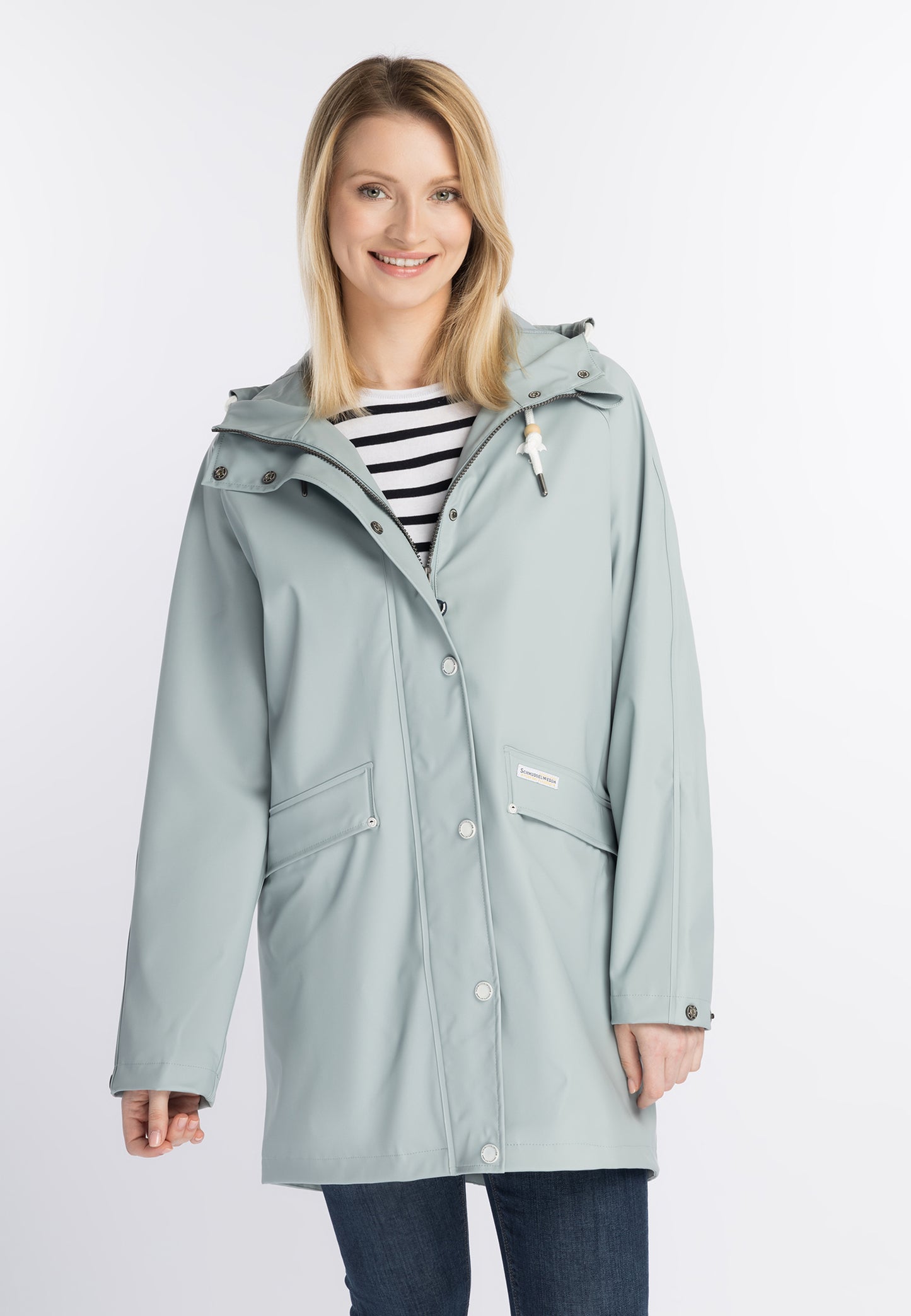 Schmuddelwedda women's oversized rain coat