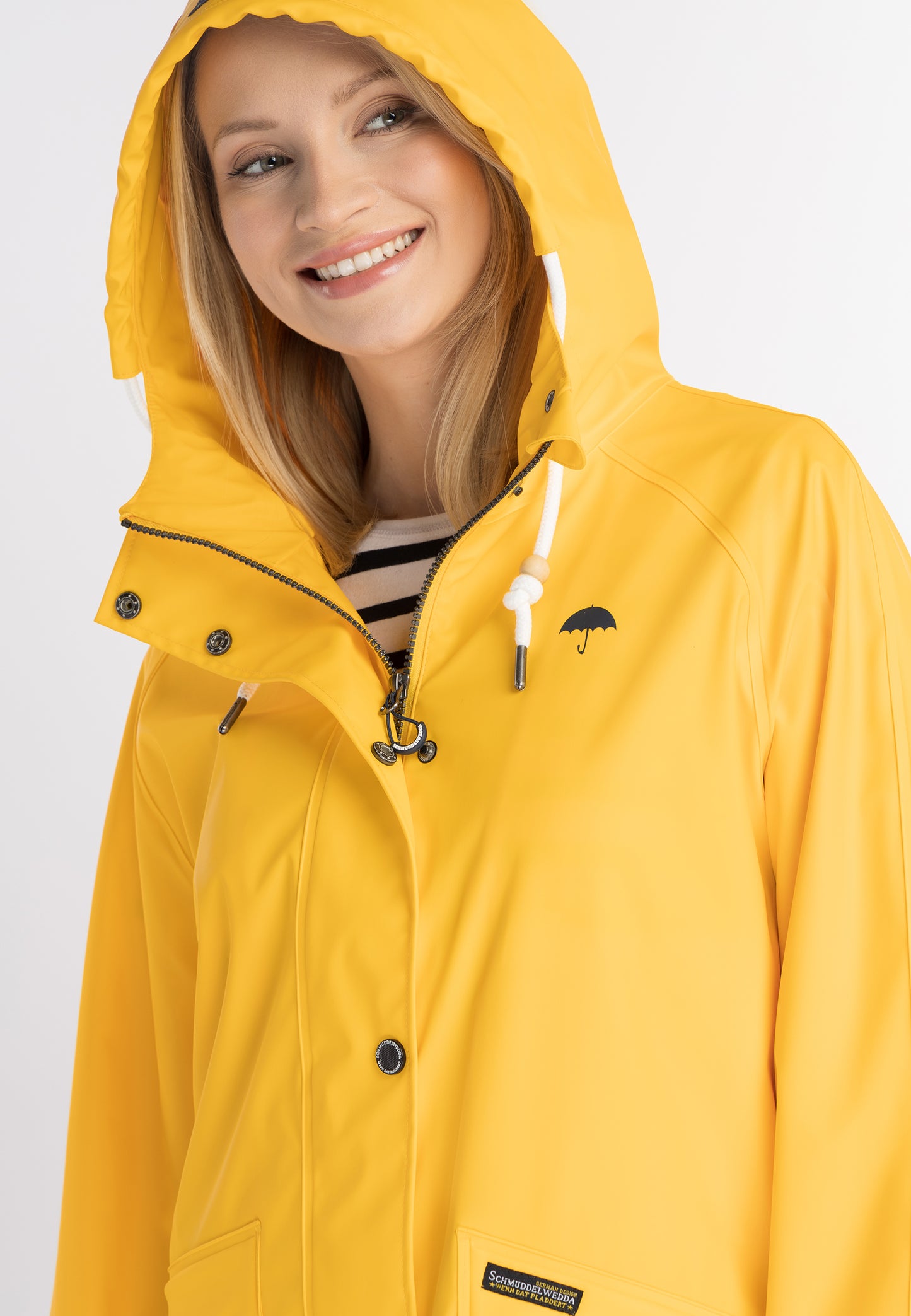 Schmuddelwedda women's oversized rain coat