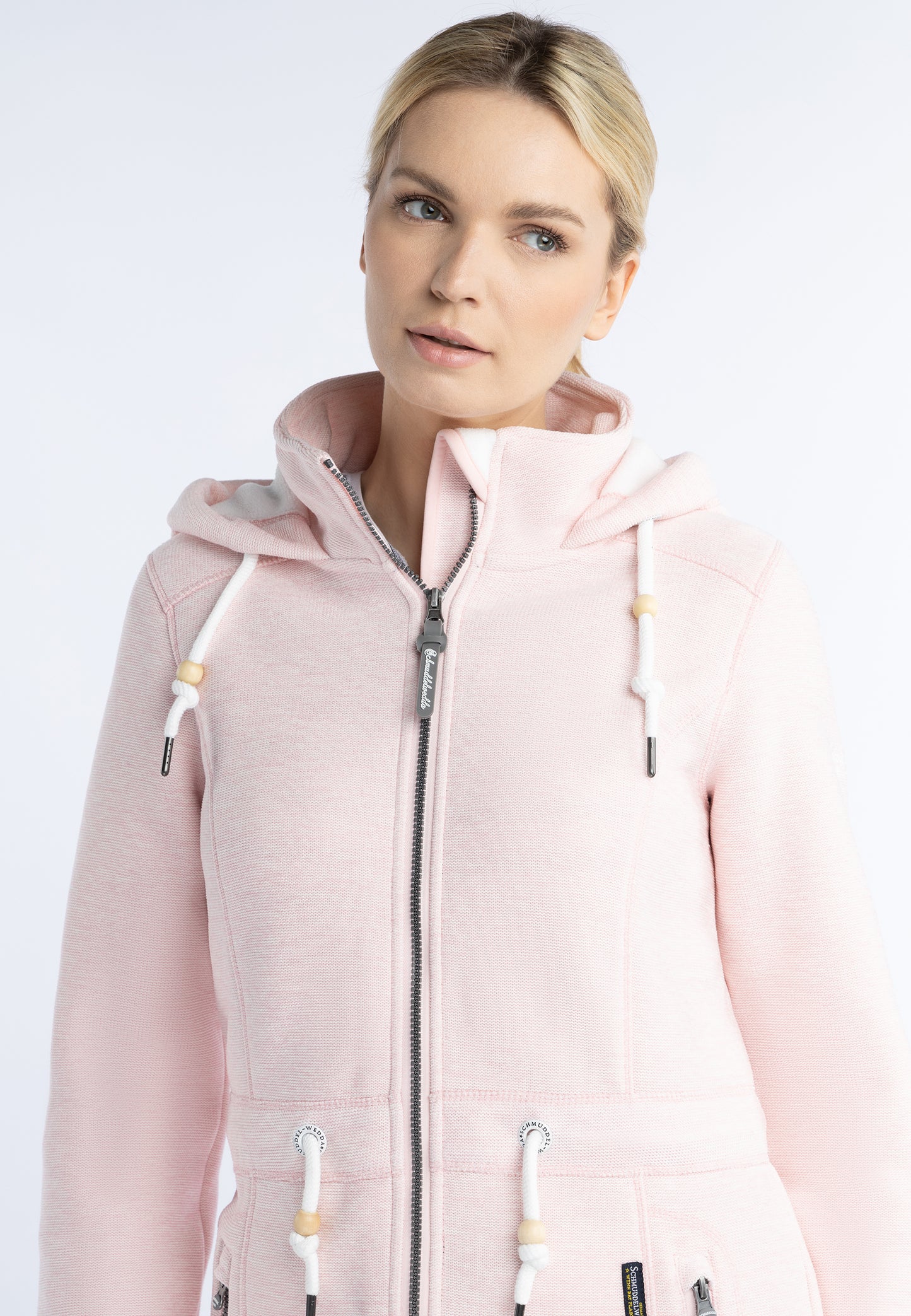 Schmuddelwedda women's knit fleece coat