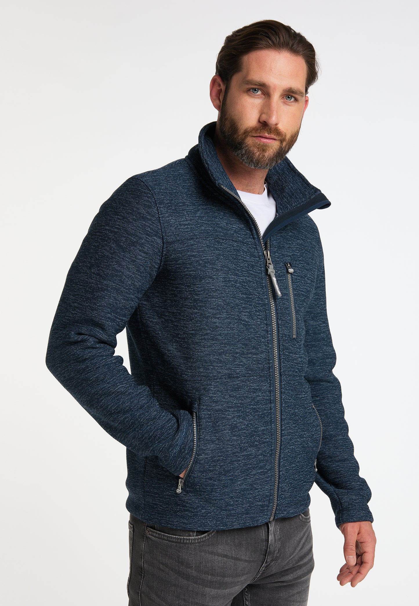 Schmuddelwedda men's knitted fleece jacket