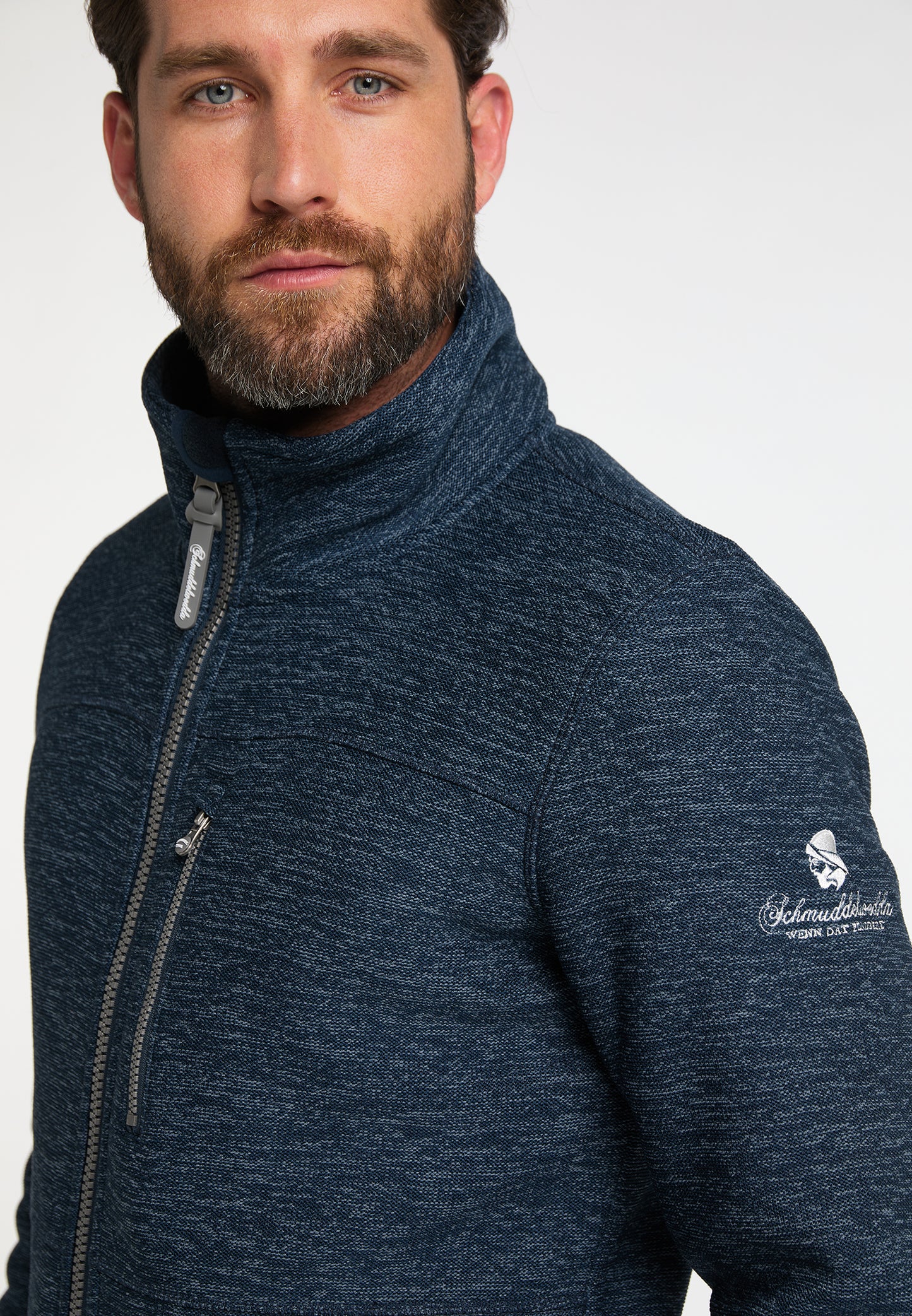 Schmuddelwedda men's knitted fleece jacket