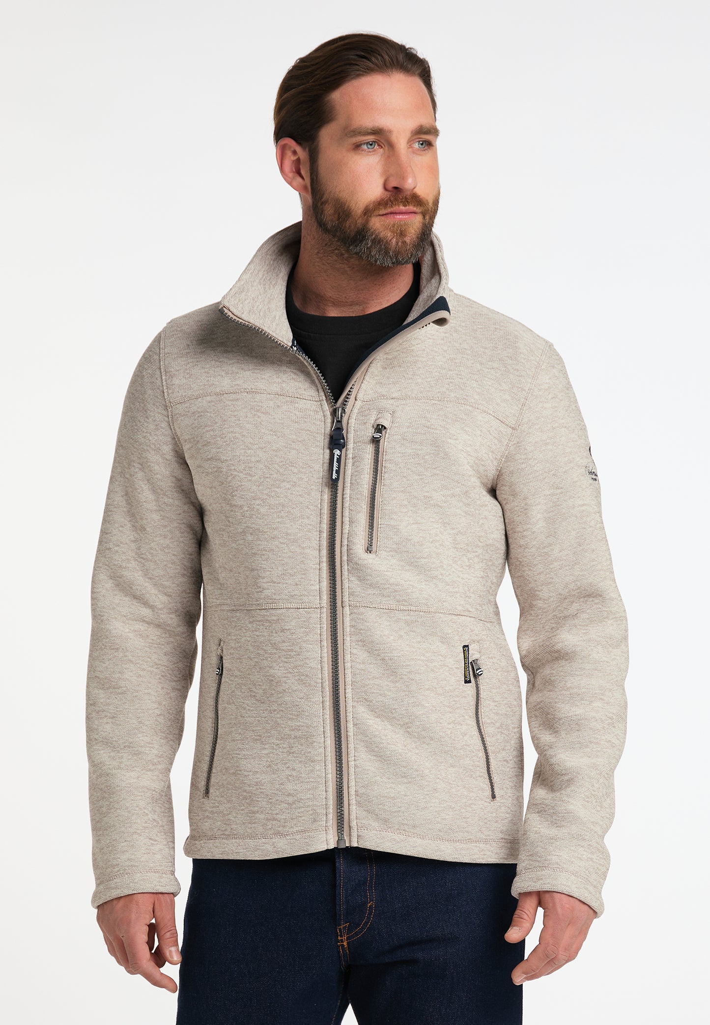 Schmuddelwedda men's knitted fleece jacket
