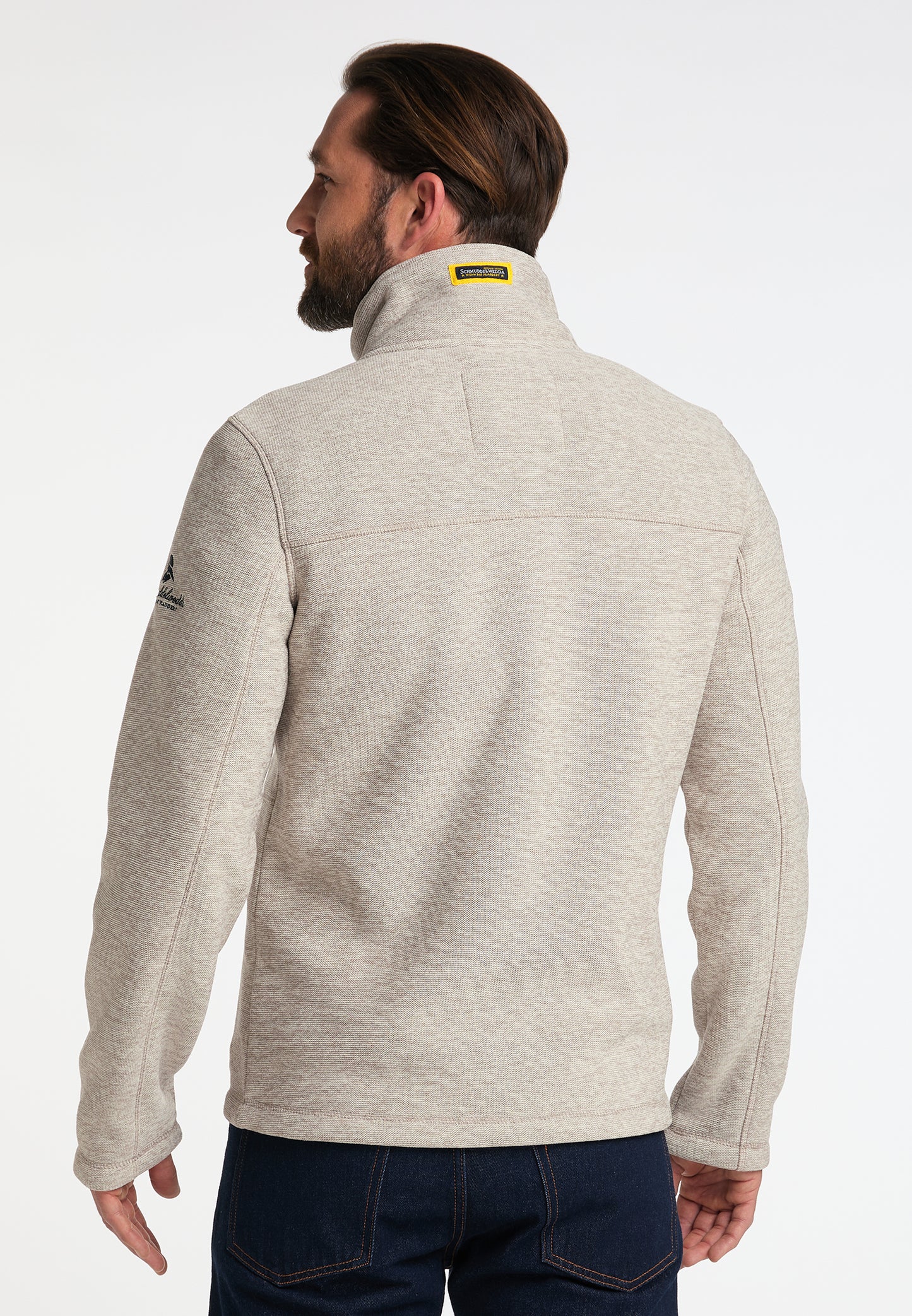 Schmuddelwedda men's knitted fleece jacket