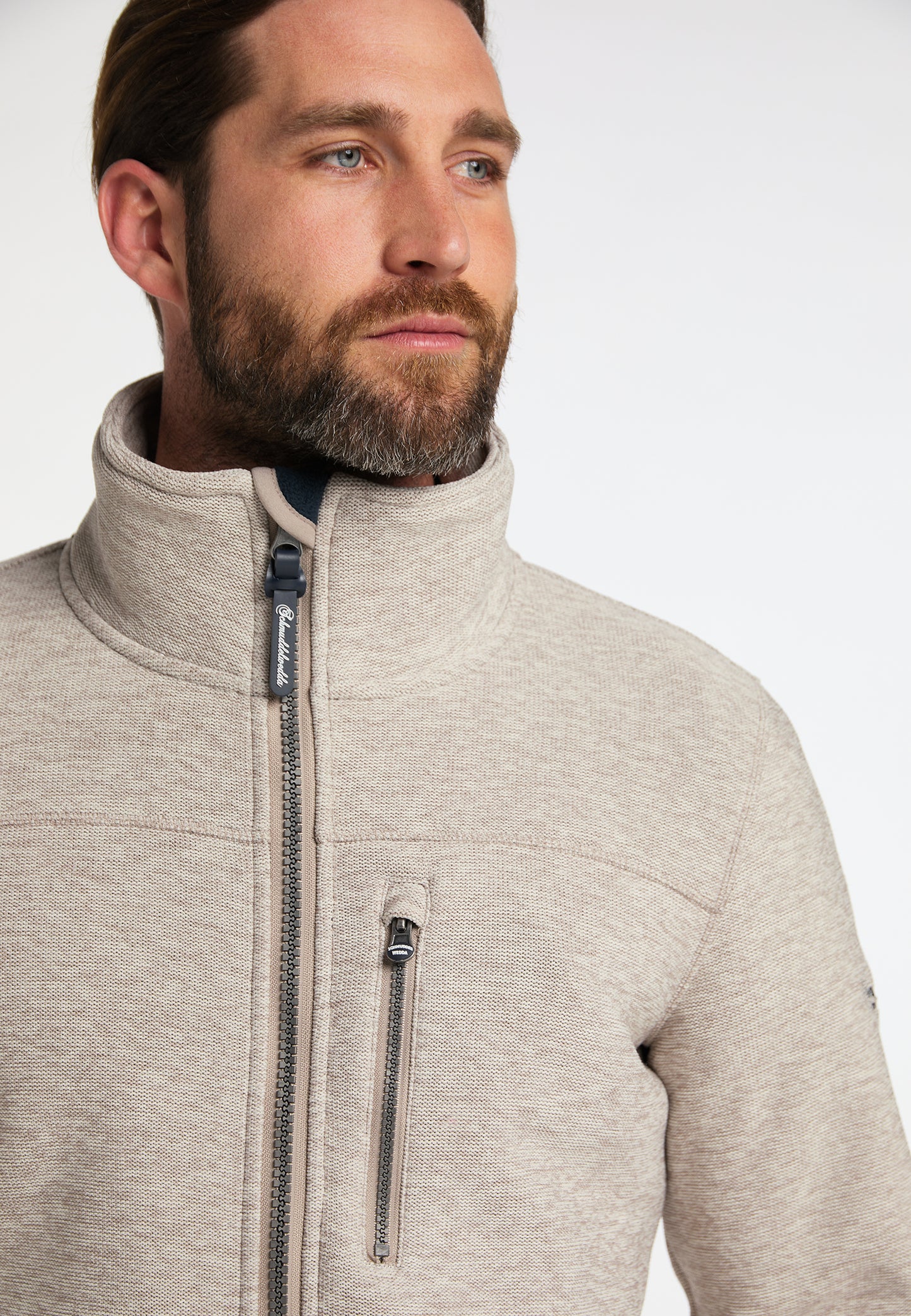 Schmuddelwedda men's knitted fleece jacket