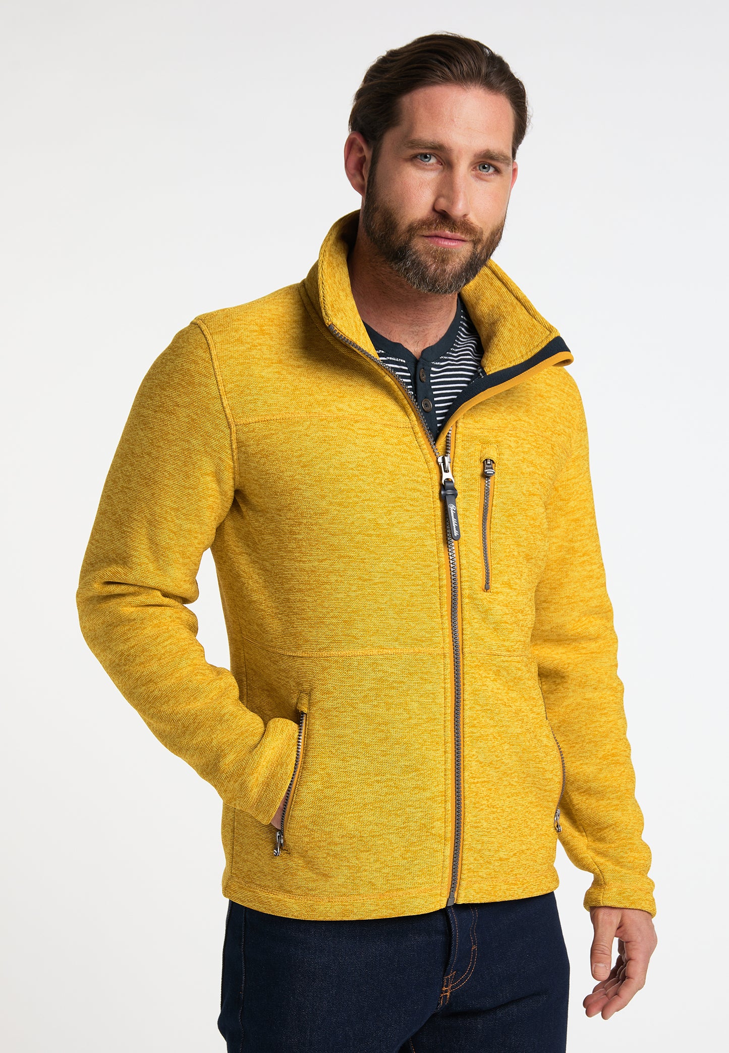 Schmuddelwedda men's knitted fleece jacket