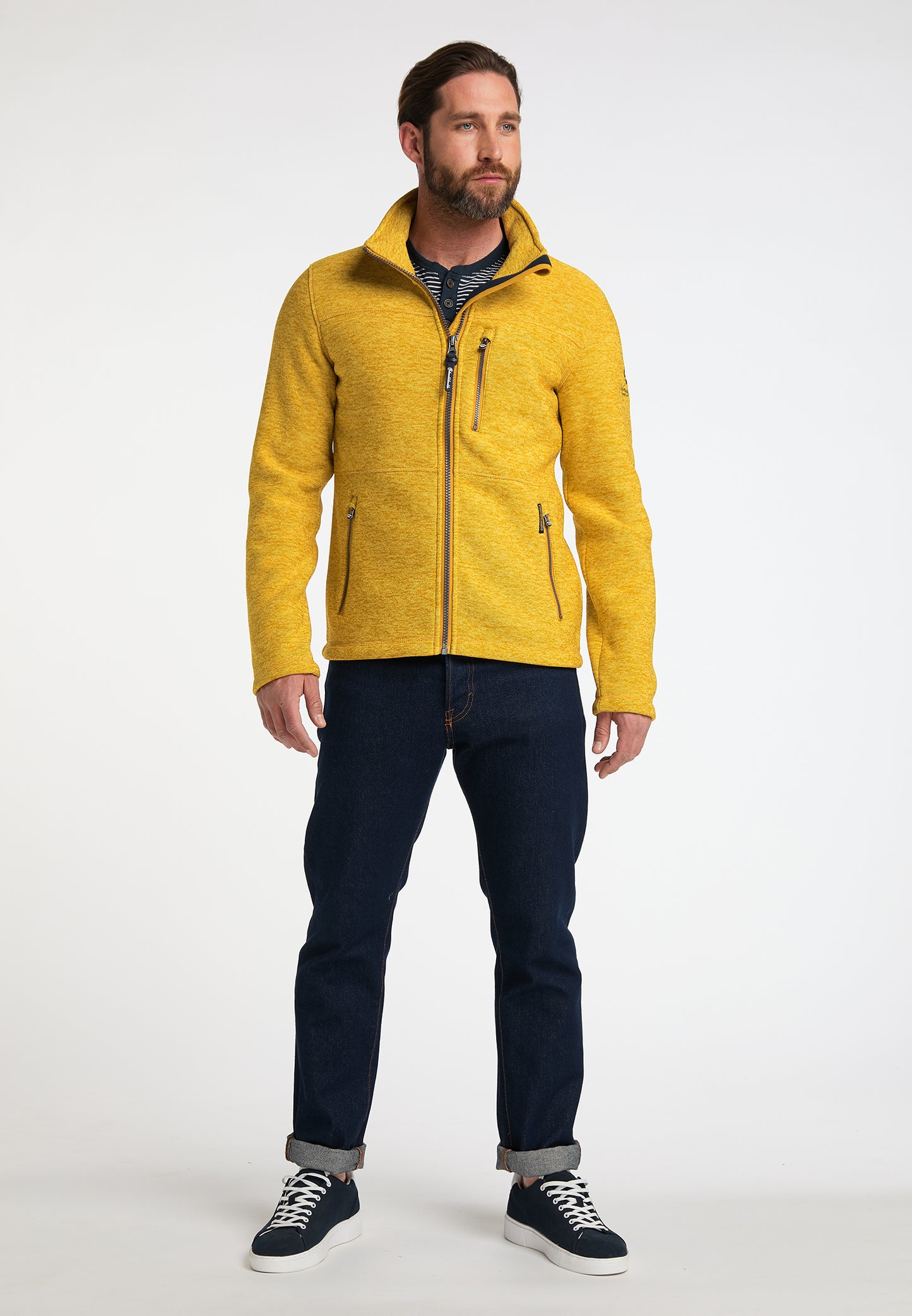 Schmuddelwedda men's knitted fleece jacket