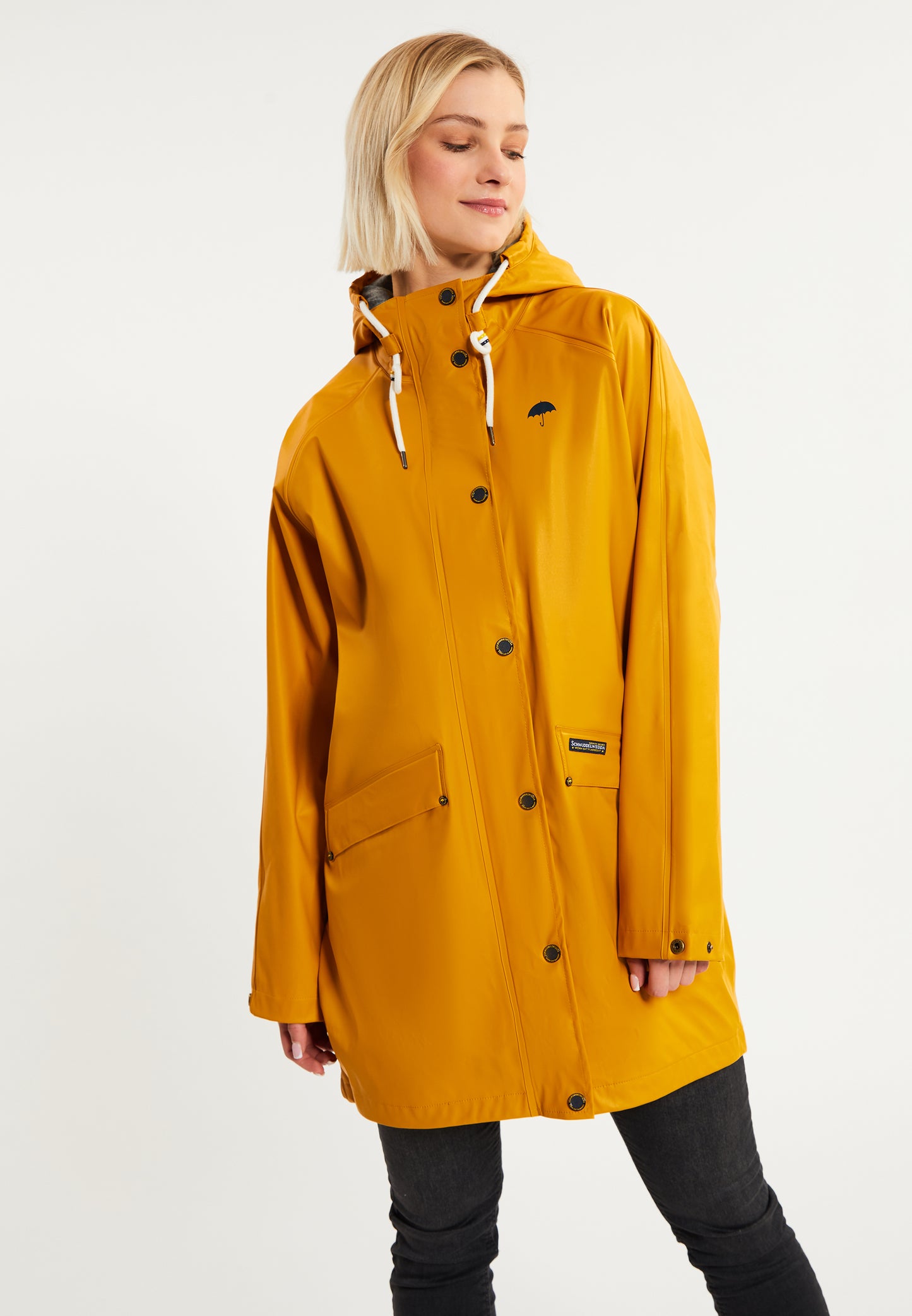 Schmuddelwedda women's oversized rain coat