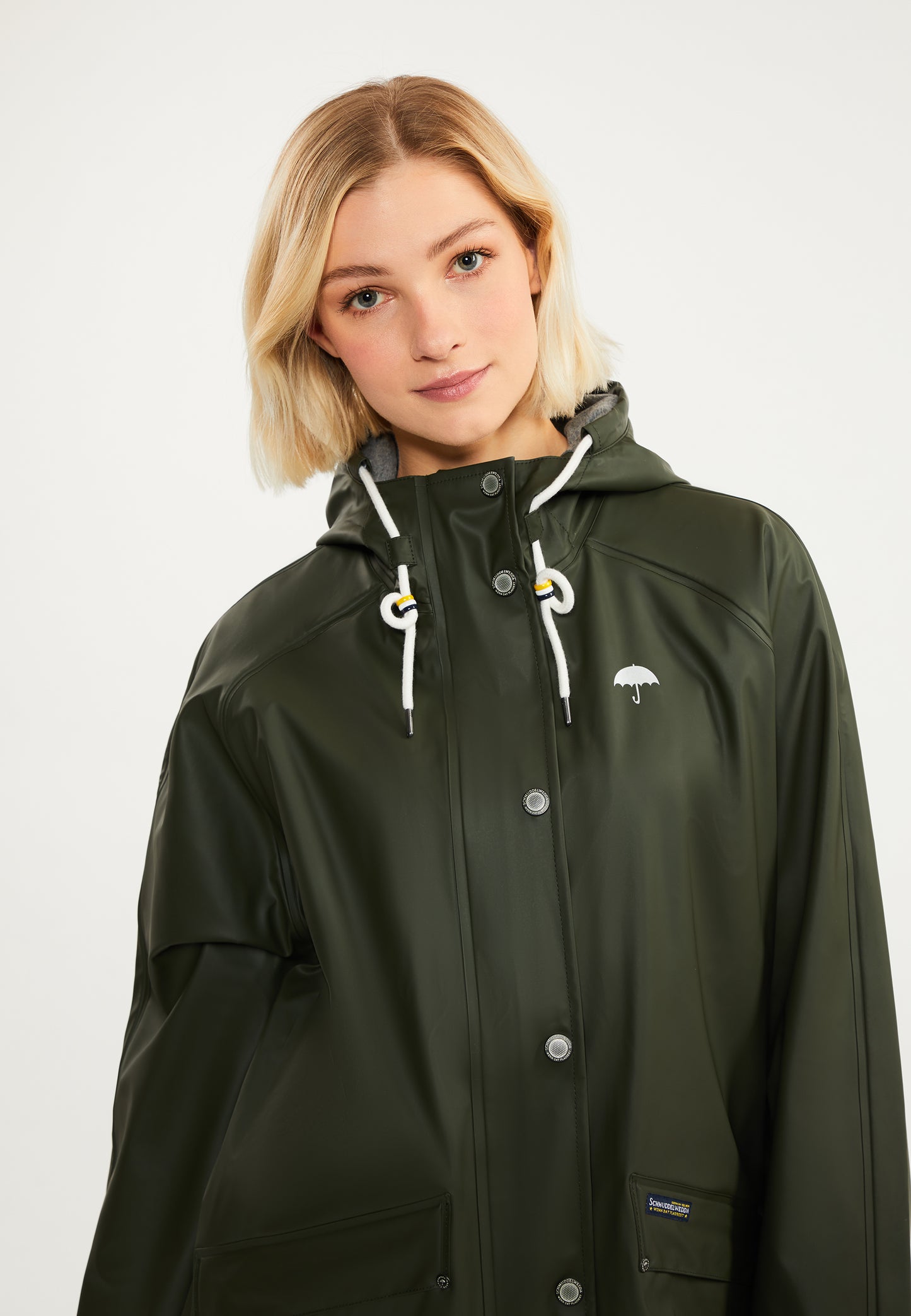 Schmuddelwedda women's oversized rain coat