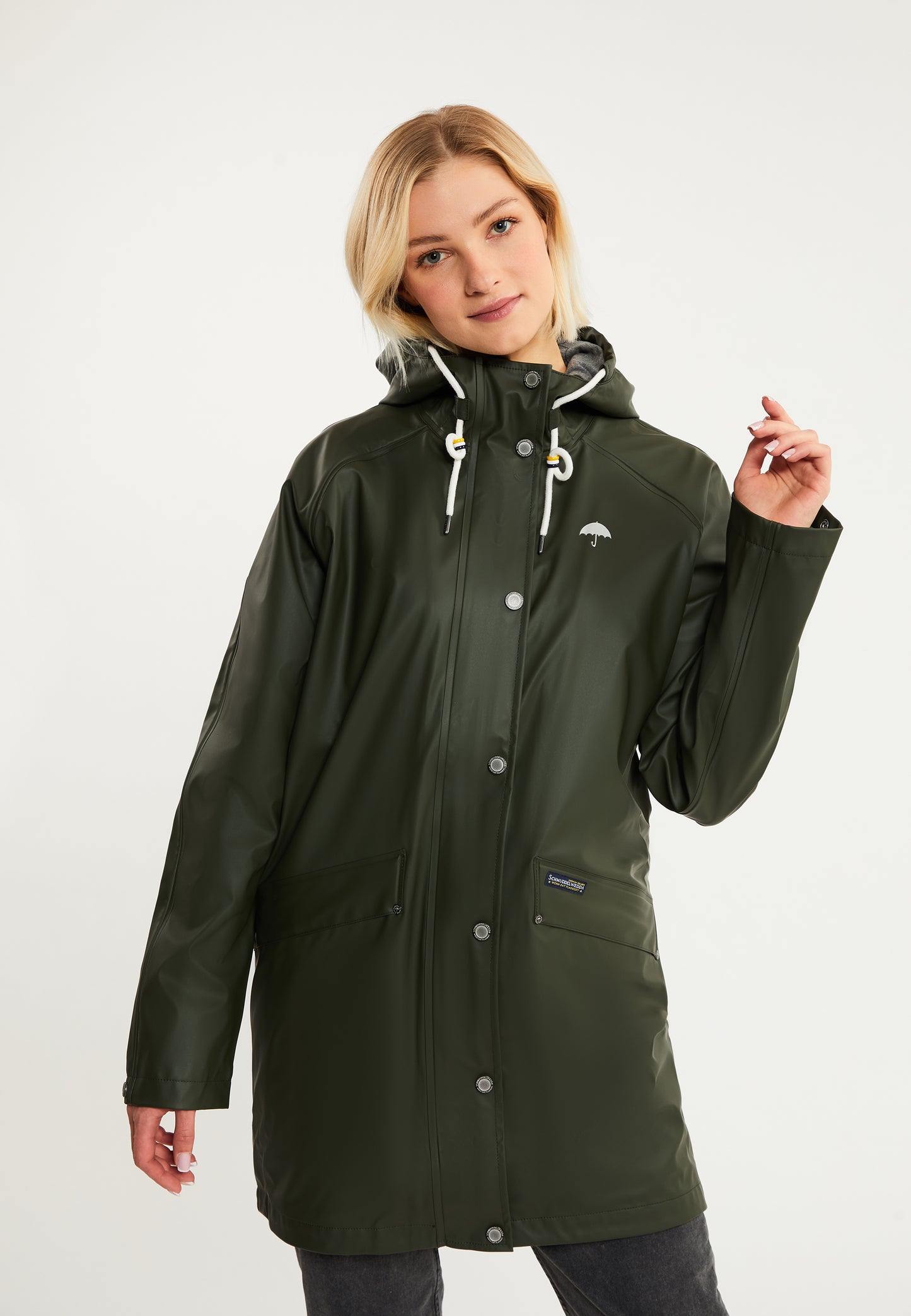 Schmuddelwedda women's oversized rain coat