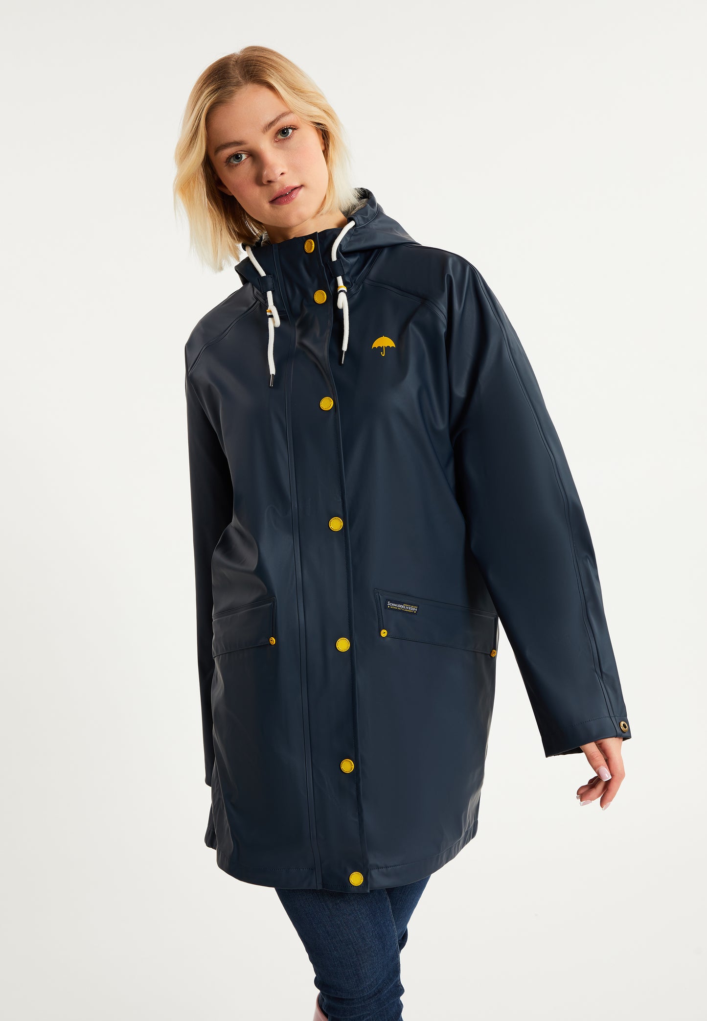 Schmuddelwedda women's oversized rain coat