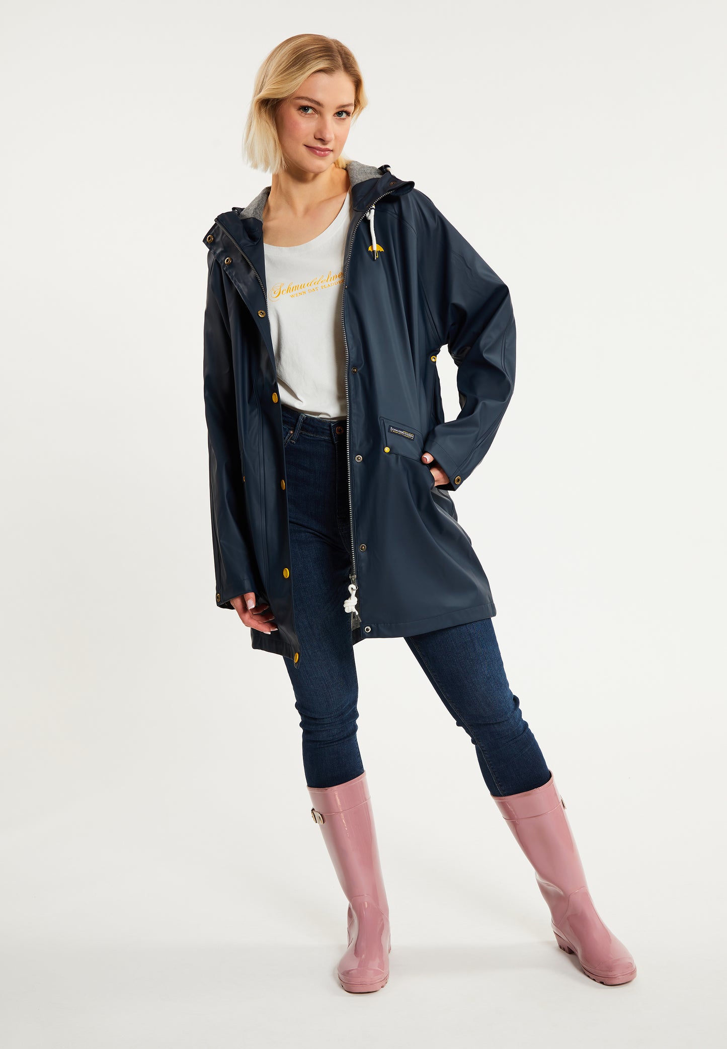 Schmuddelwedda women's oversized rain coat