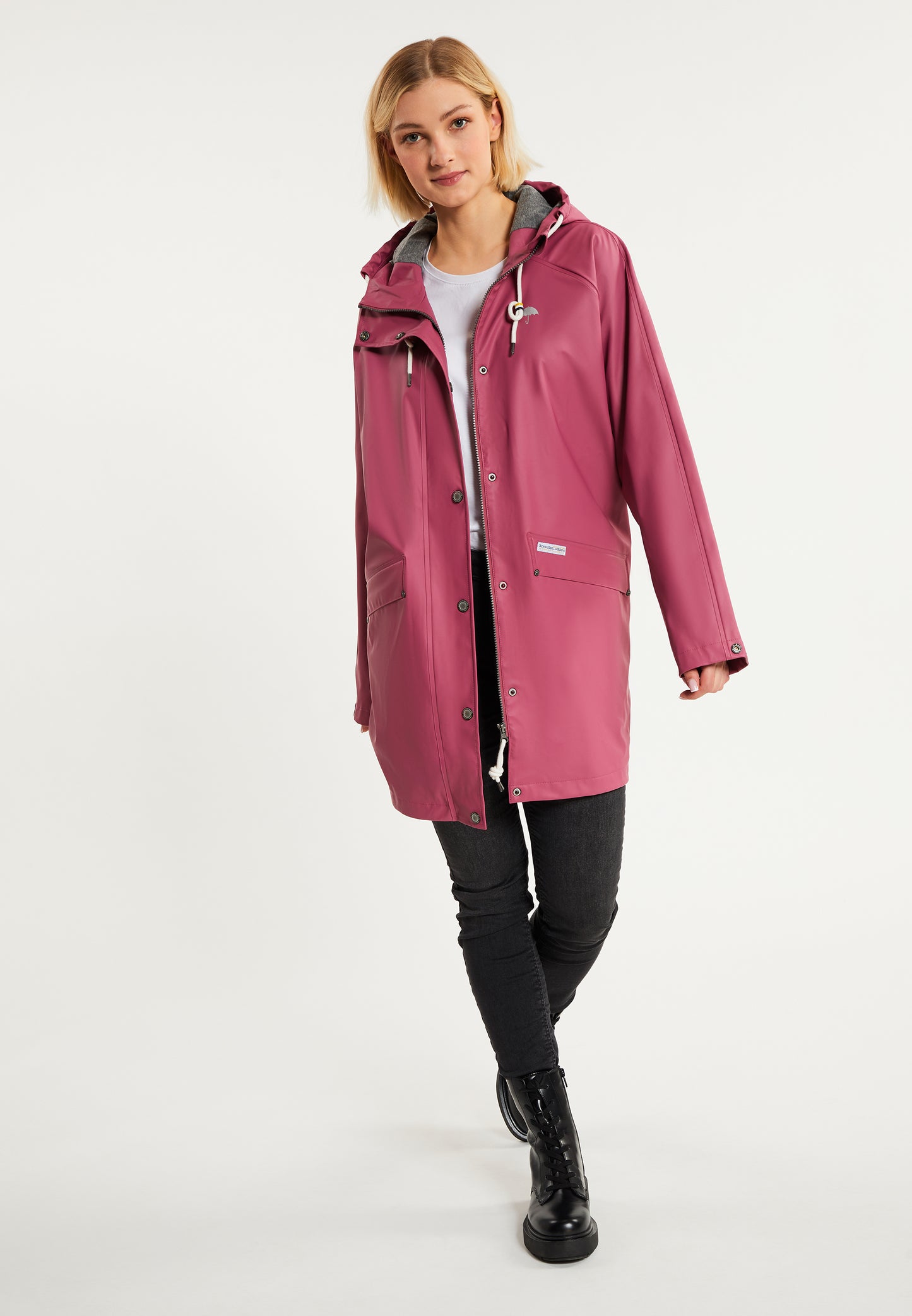 Schmuddelwedda women's oversized rain coat