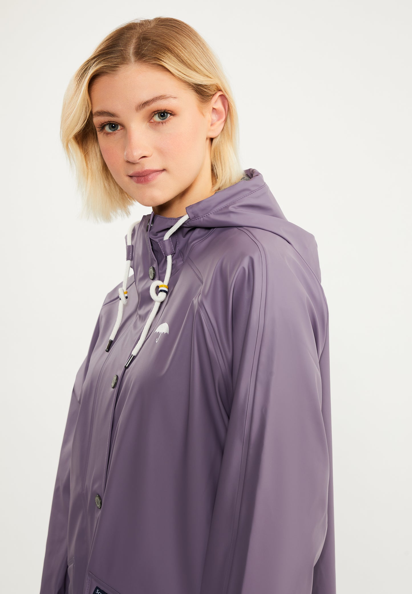 Schmuddelwedda women's oversized rain coat