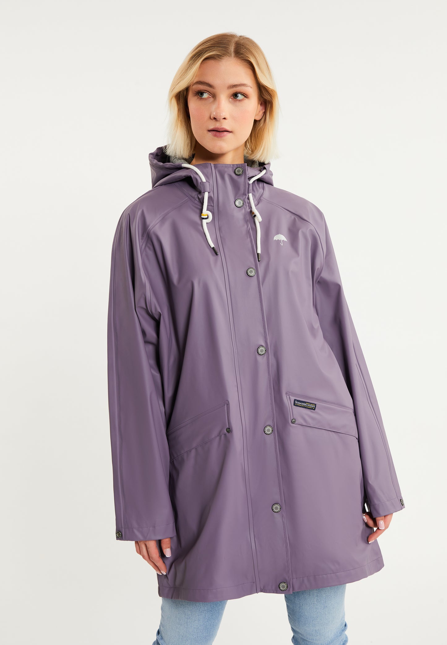 Schmuddelwedda women's oversized rain coat